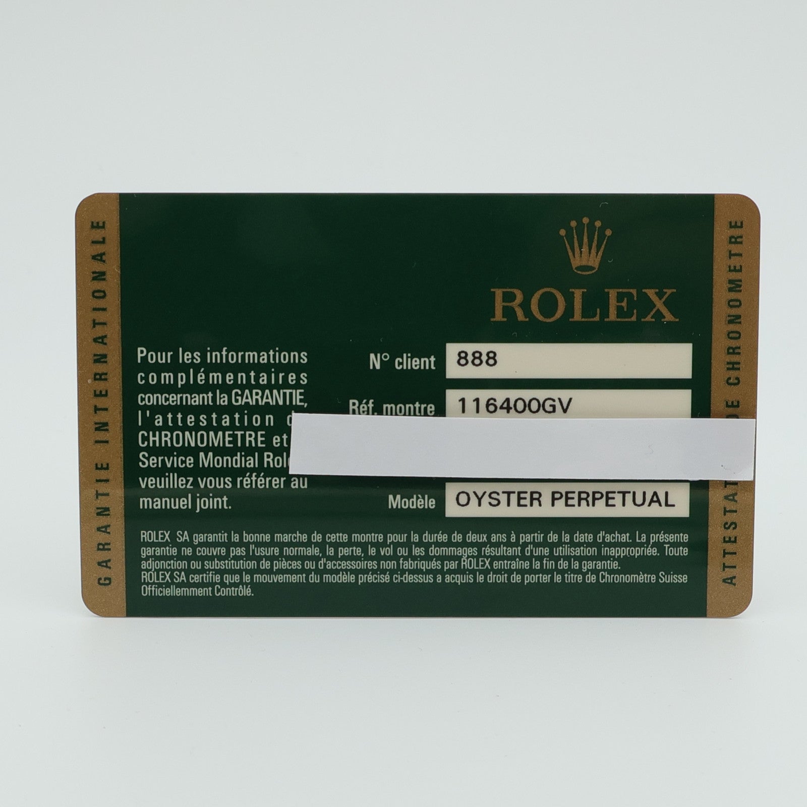 ROLEX Milgauss 116400GV