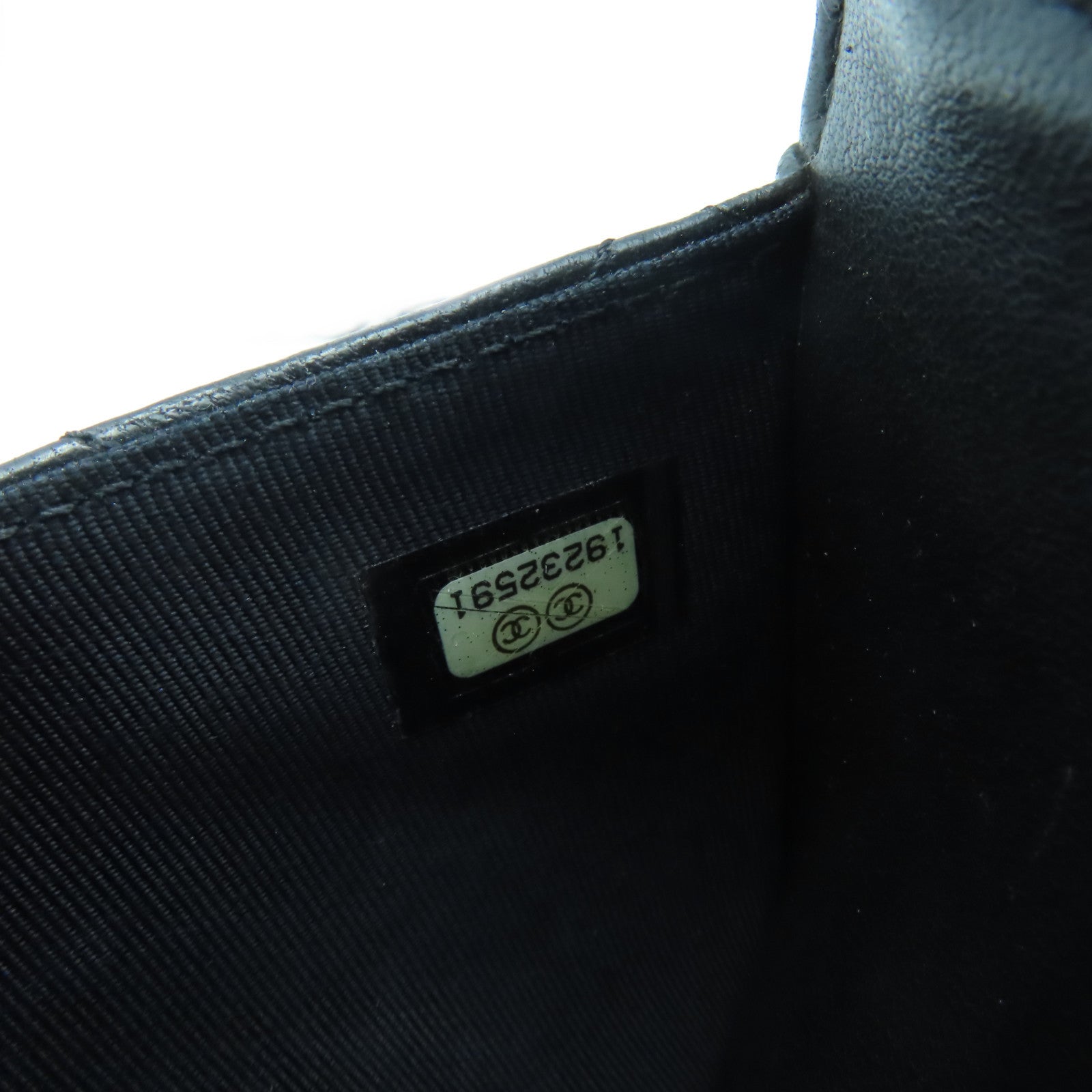 CHANEL 【激減優惠】菱格羊皮皮革WOC Wallet On Chain Shoulder Bag銀扣鏈帶肩背袋黑色
