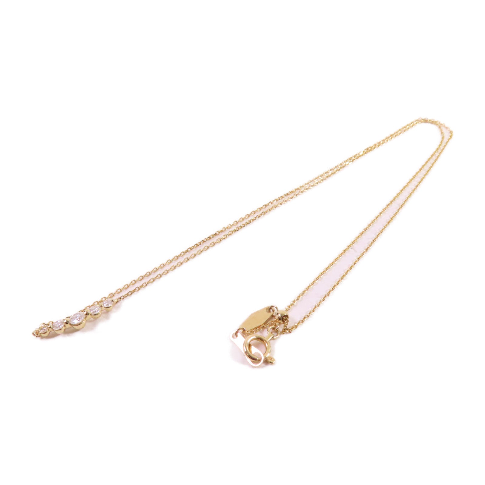 JEWELRY 【激減優惠】18K黃金Diamond Necklace 0.20ct鑽石項鏈