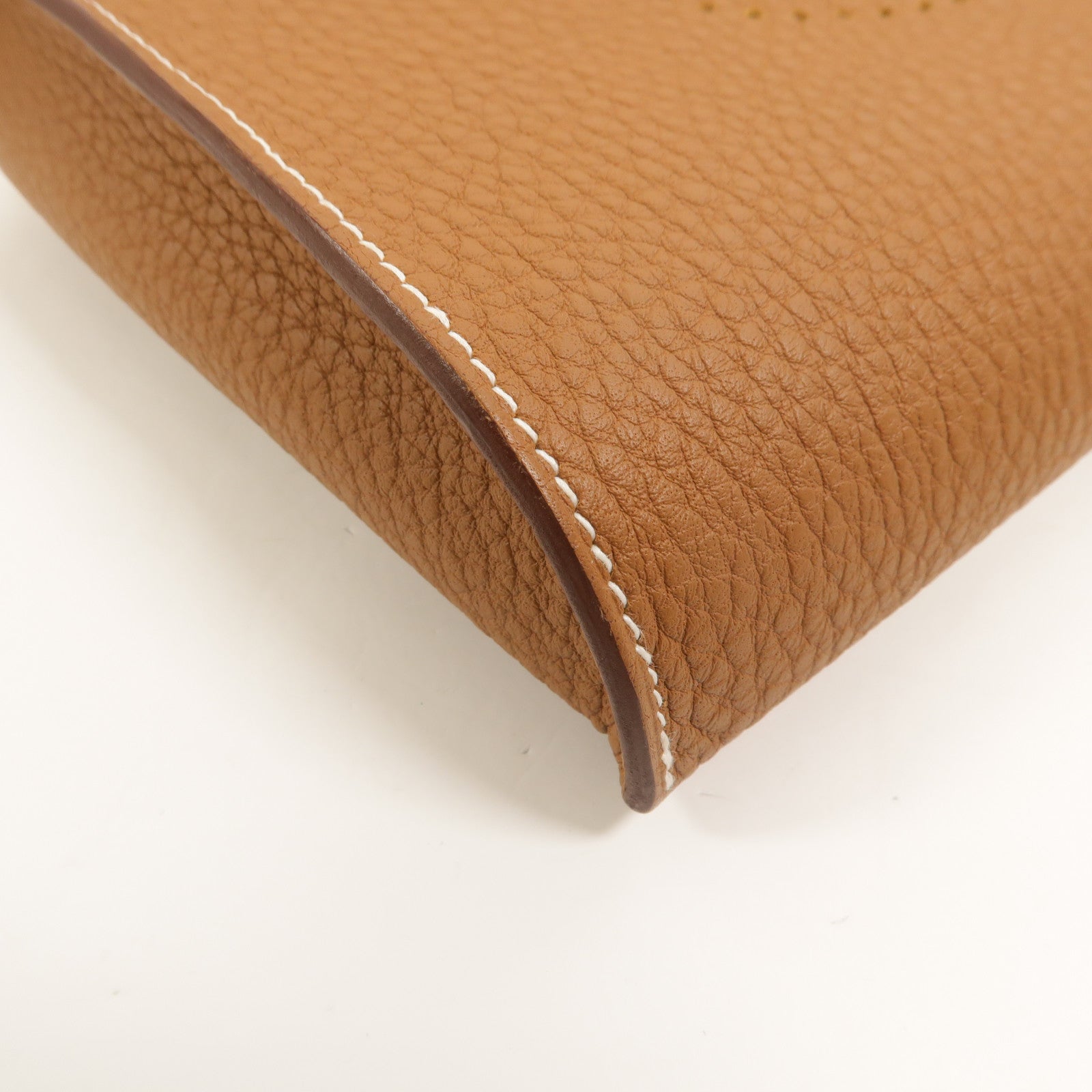HERMES Togo皮革Videpoches肩背袋Gold