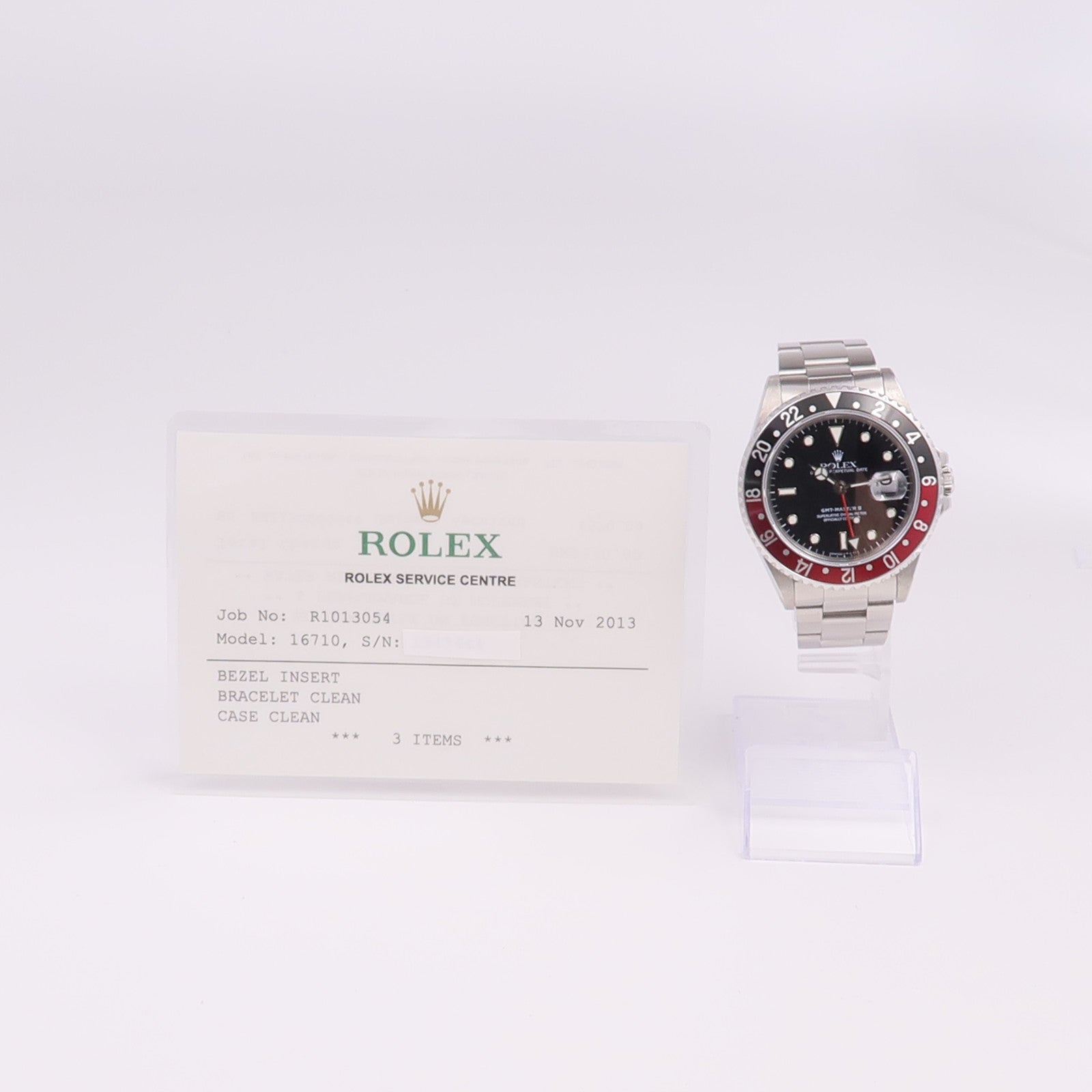 ROLEX GMT MasterⅡ 16710