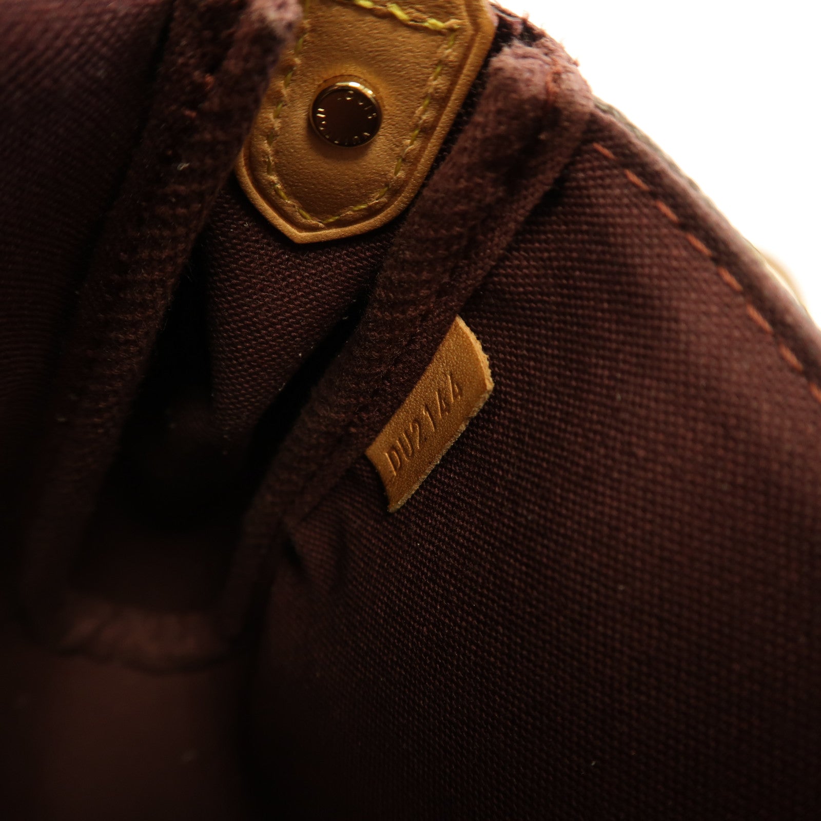 LOUIS VUITTON Monogram Favorite MM金扣手挽肩背兩用袋棕色