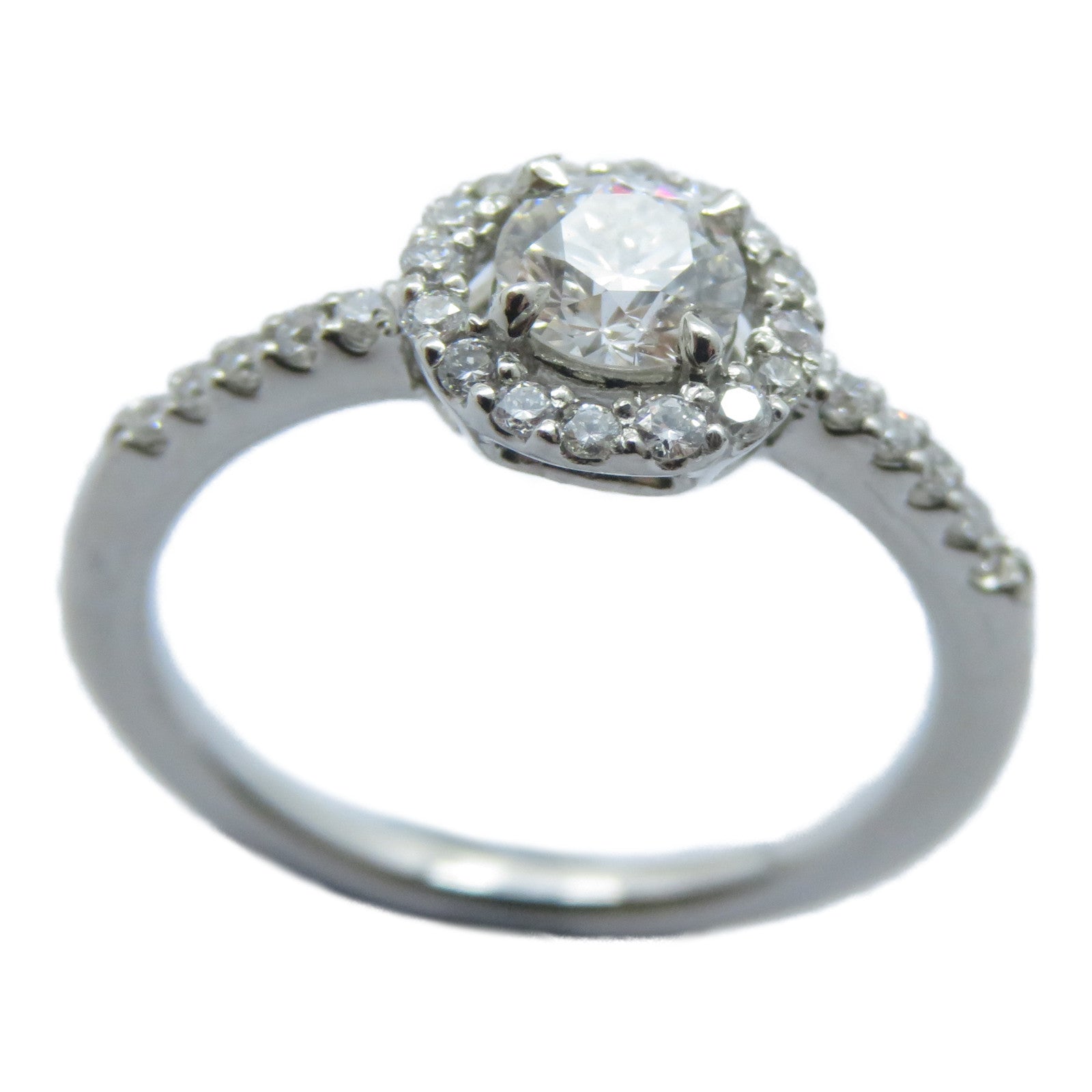 JEWELRY 【激減優惠】PT900鉑金Diamond Ring 0.307ct/0.17ct鑽石戒指US#4.75
