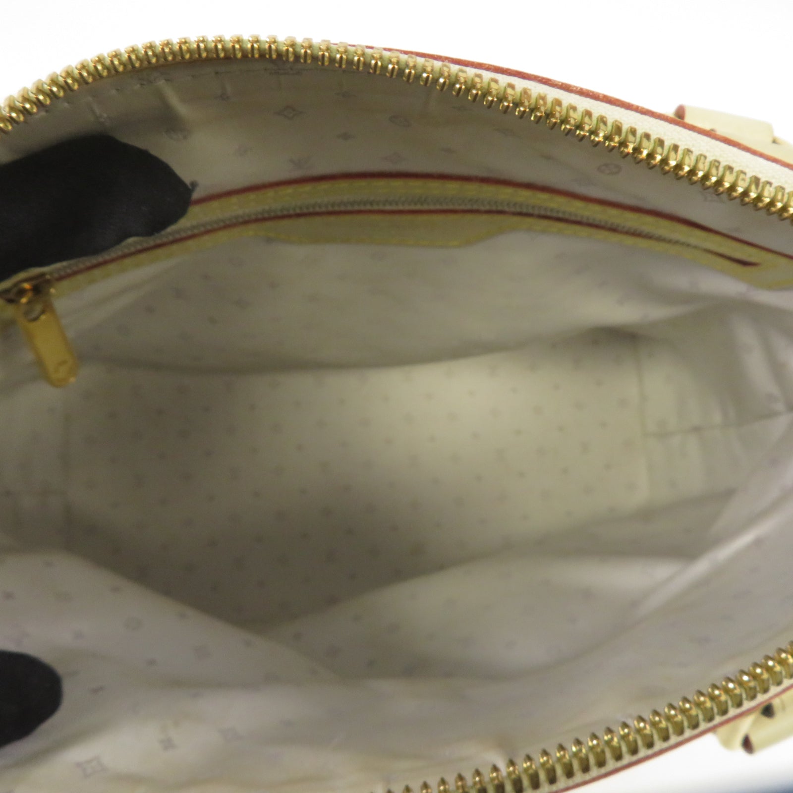 LOUIS VUITTON **【激減優惠】Suhali皮革Lockit PM金扣手挽袋米色