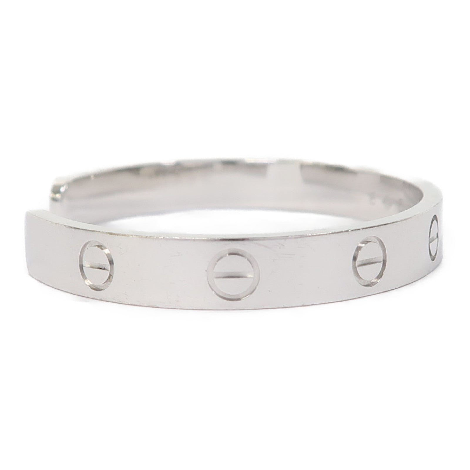 CARTIER 18K白金Love Bracelet 1 Diamond手鐲#16
