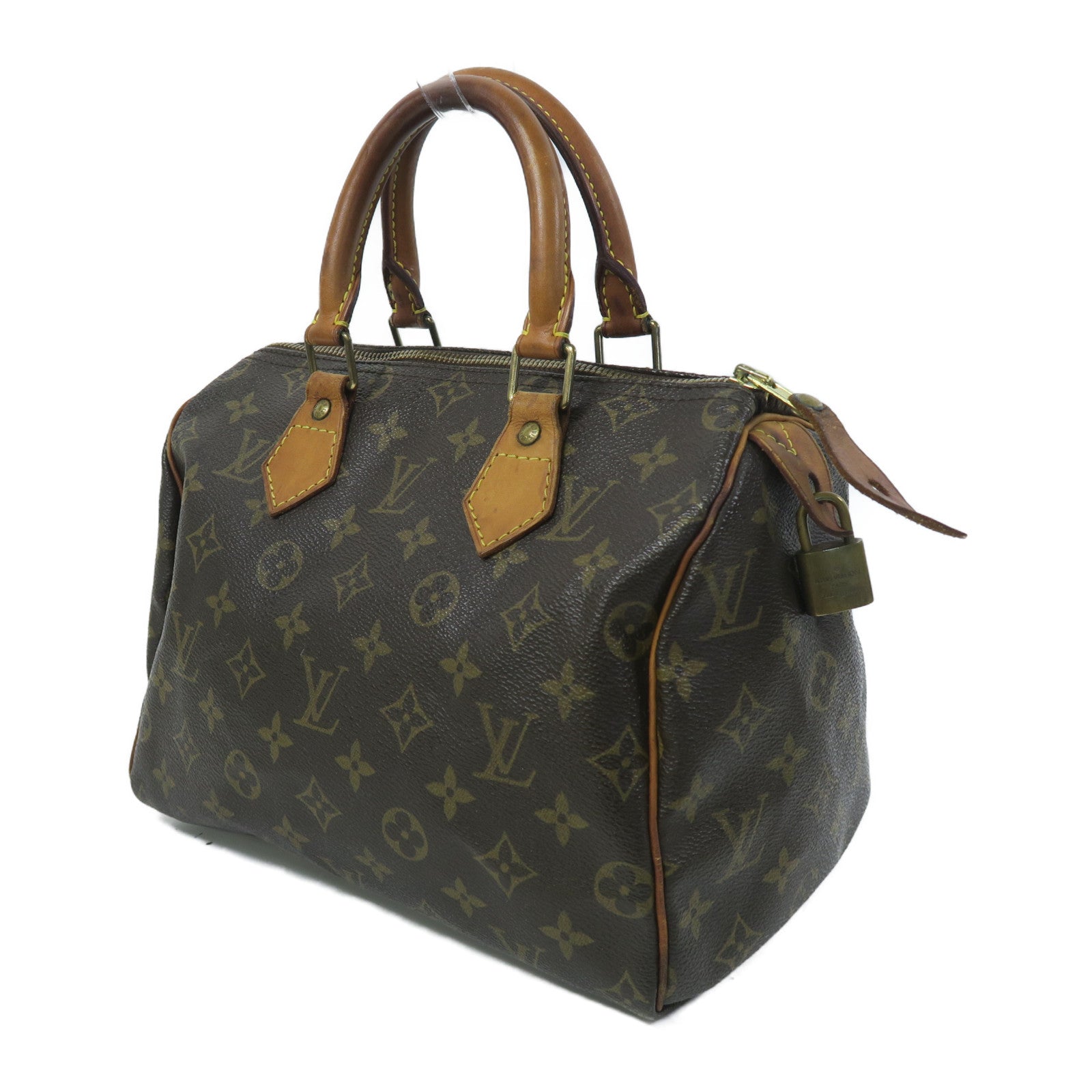 LOUIS VUITTON 【激減優惠】Monogram Speedy 25金扣手挽袋啡色