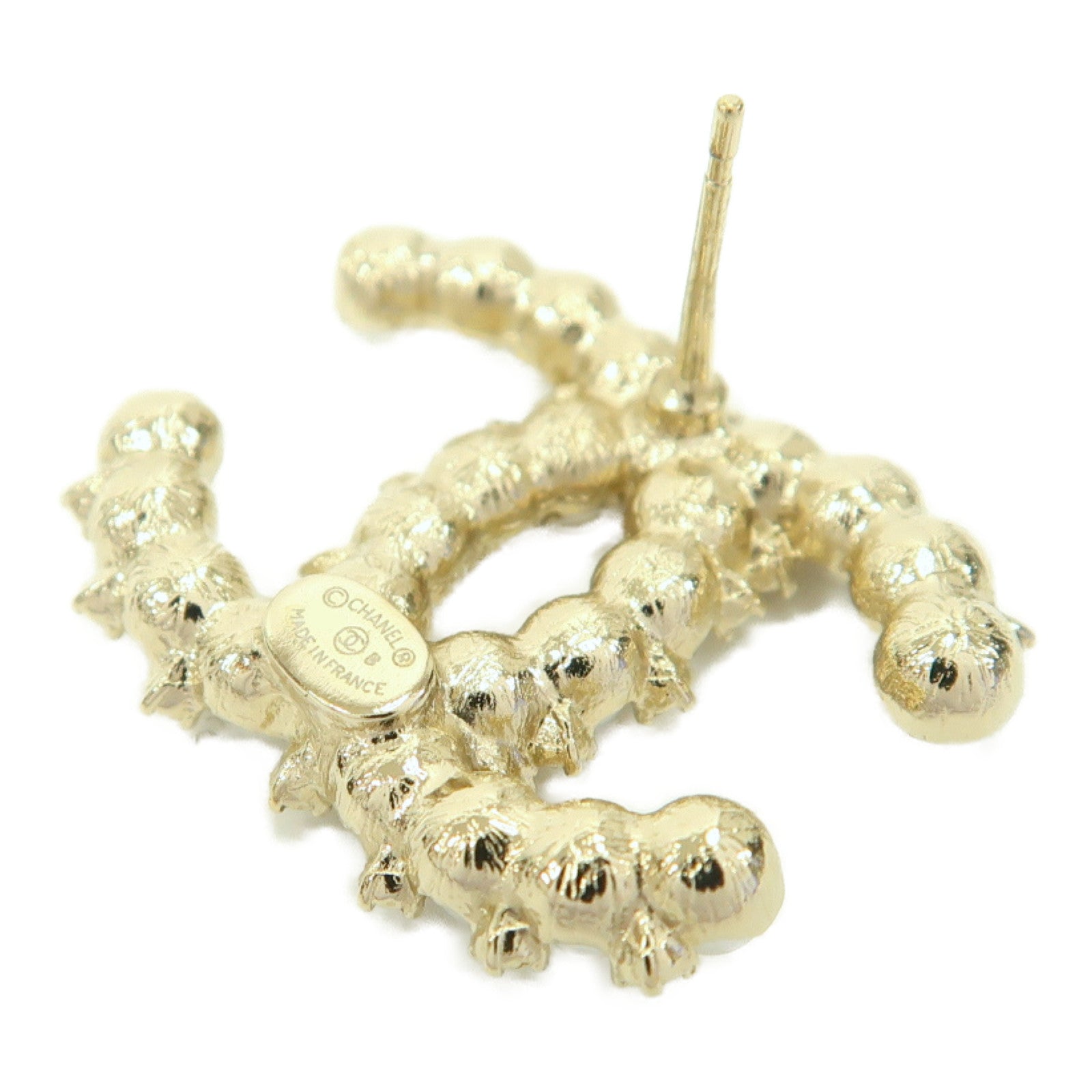 CHANEL 金屬Earrings耳環金色