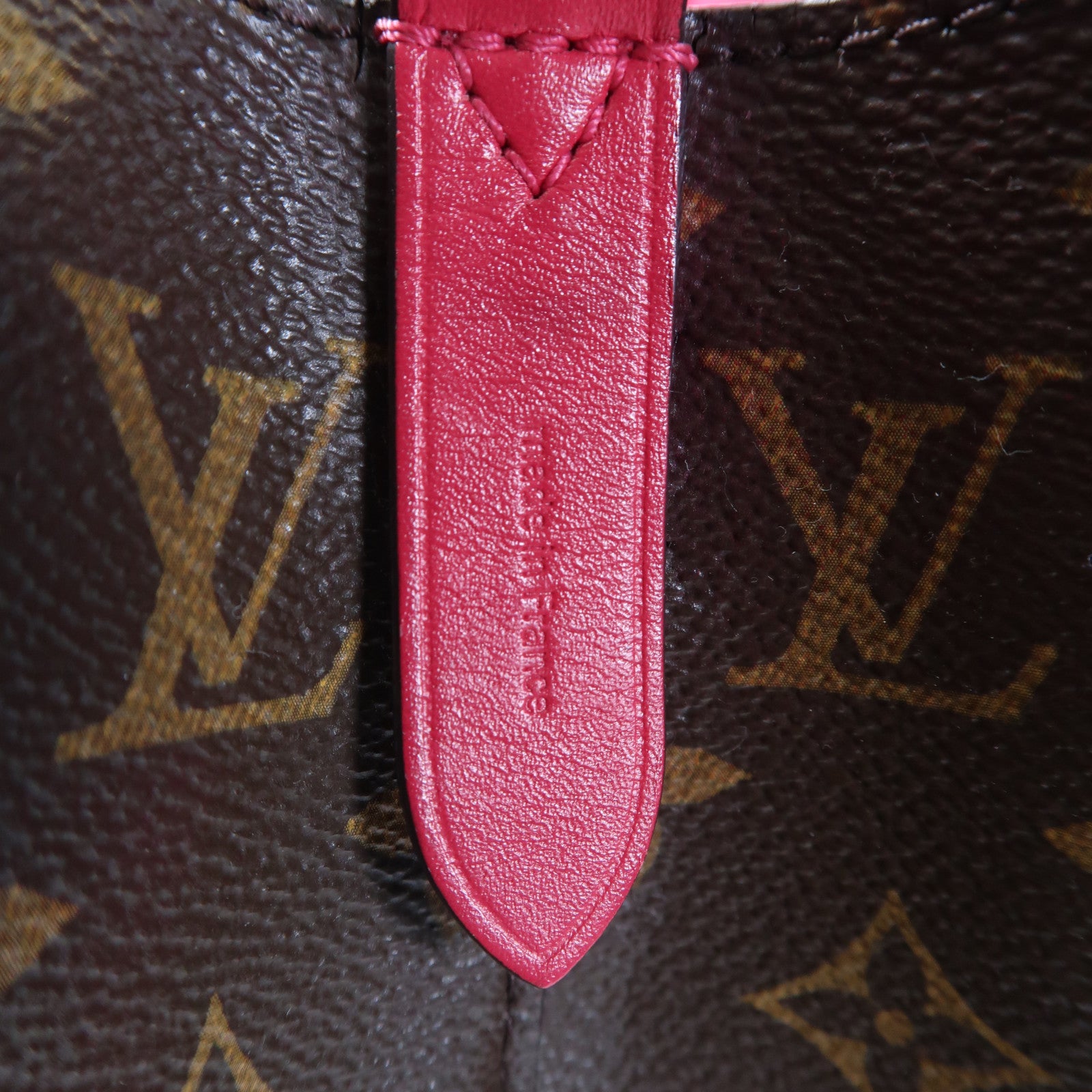 LOUIS VUITTON Monogram Neo Noe金扣肩背袋啡色/紅色