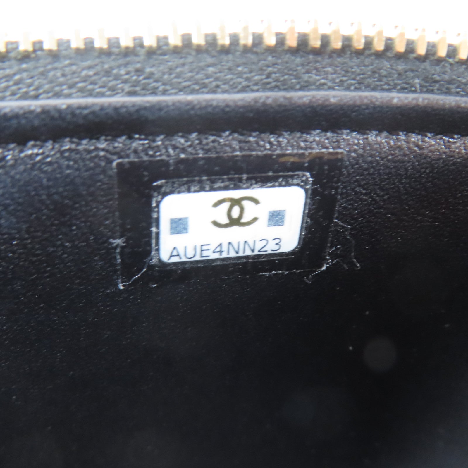 CHANEL 【激減優惠】菱格羊皮皮革Vanity Bag金扣鏈帶肩背袋黑色