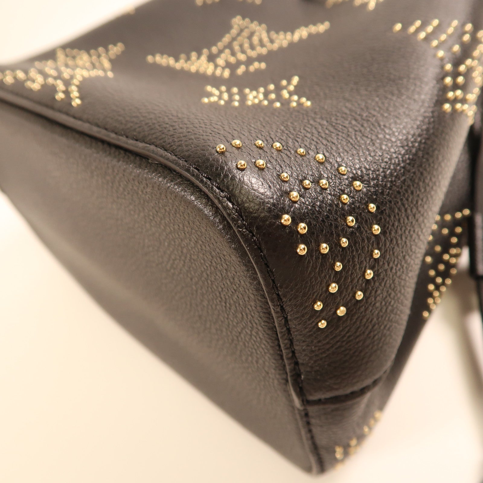 LOUIS VUITTON Monogram Empreinte Neo Noe BB金扣手挽肩背兩用袋