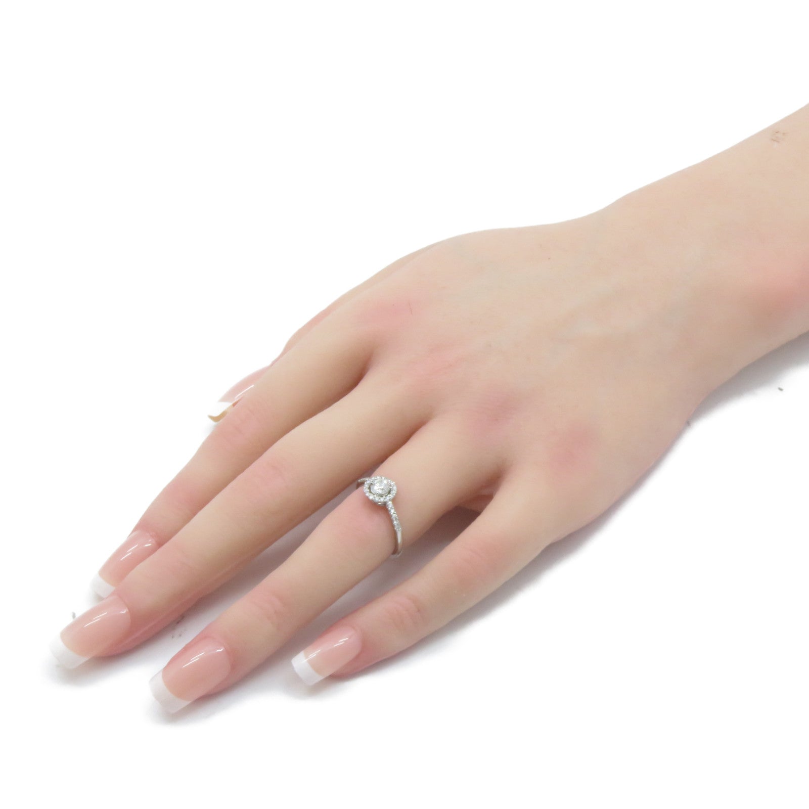 JEWELRY 【激減優惠】PT900鉑金Diamond Ring 0.307ct/0.17ct鑽石戒指US#4.75