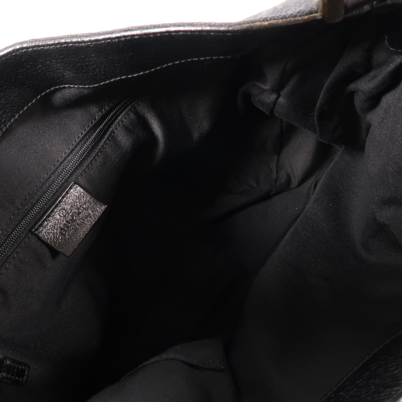 GUCCI 帆布Shoulder Bag金扣肩背袋黑色