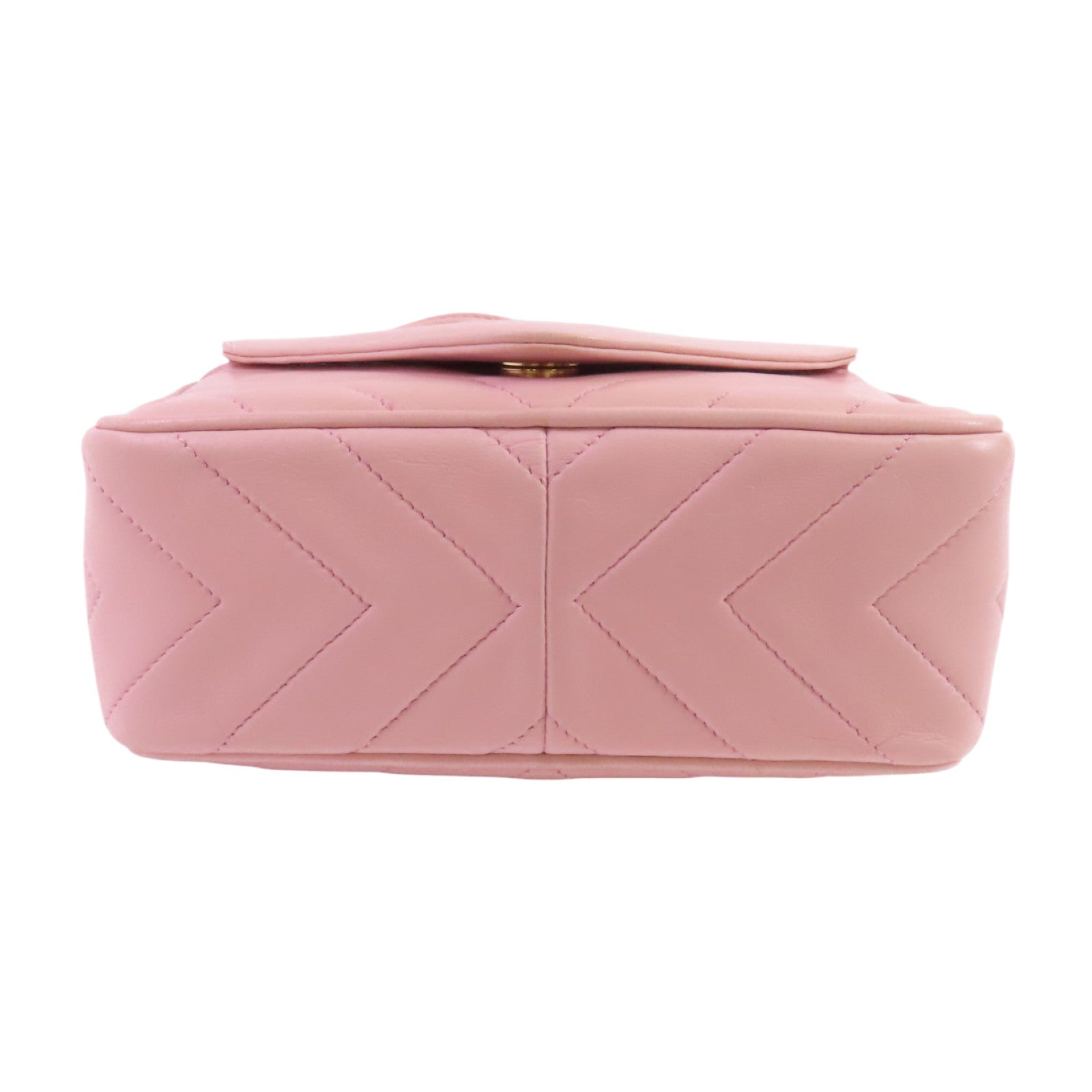 CHANEL 羊皮皮革Shoulder Bag金扣肩背袋