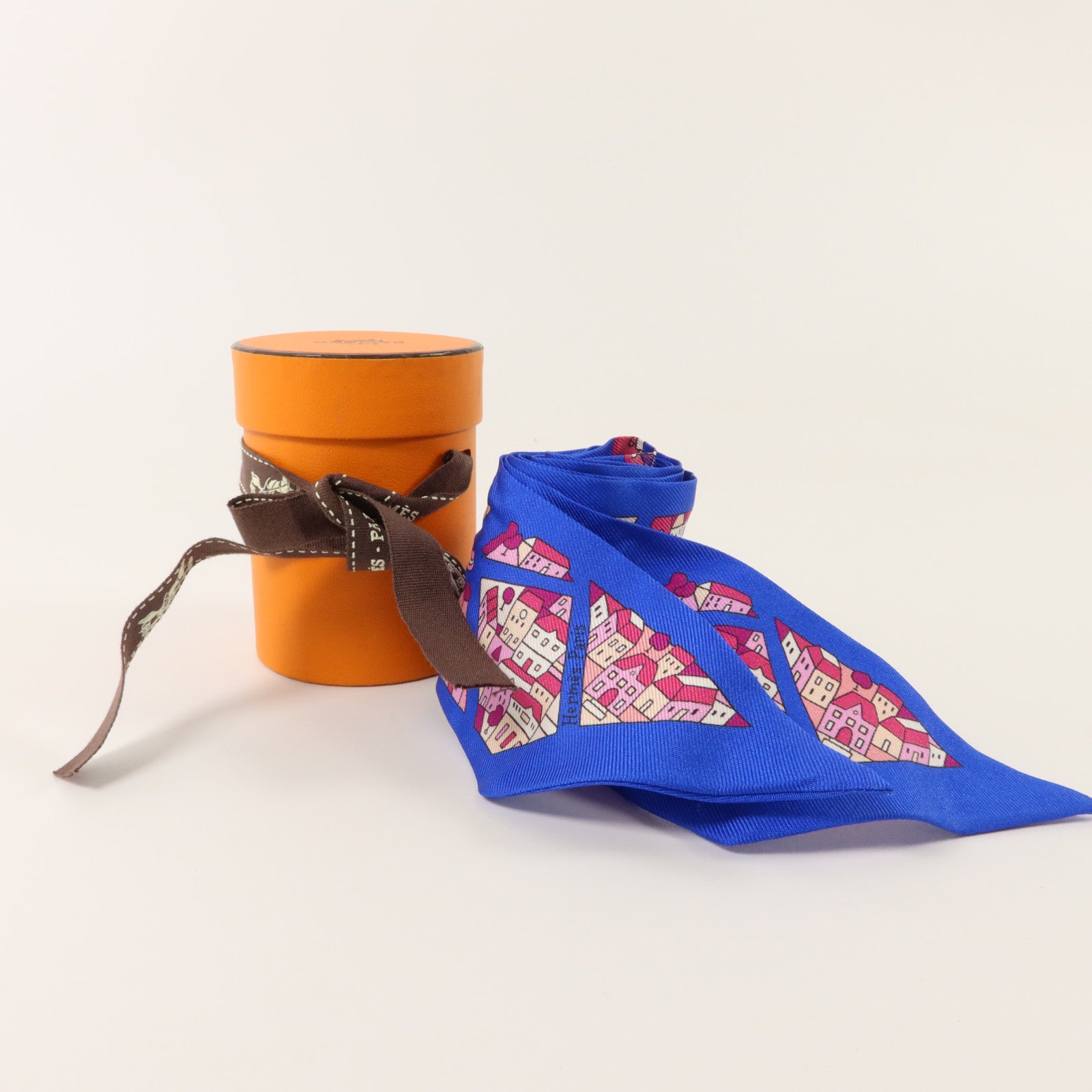 HERMES 絲質Twilly絲巾