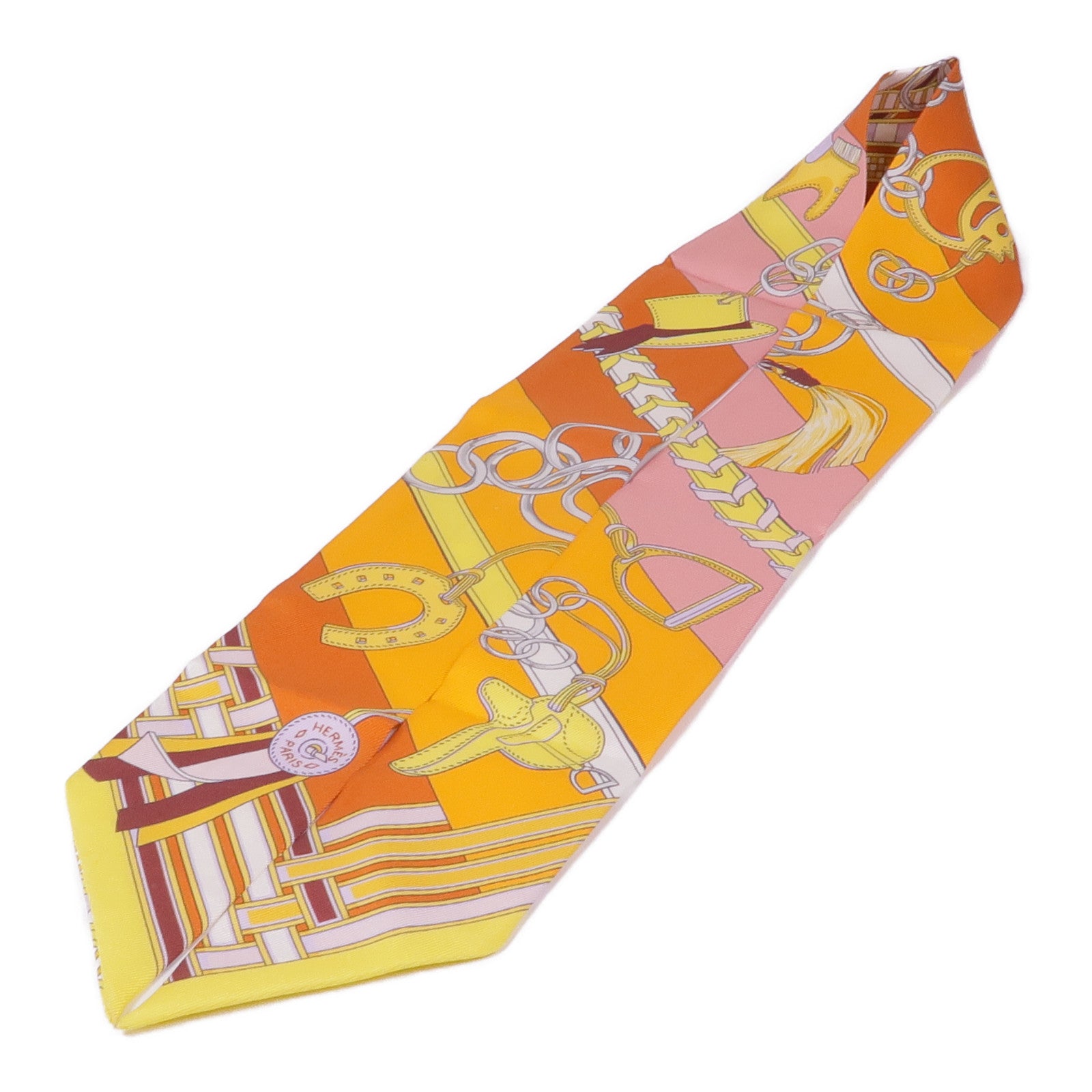 HERMES 絲質Twilly絲巾