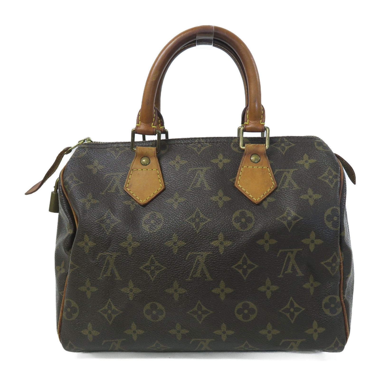 LOUIS VUITTON 【激減優惠】Monogram Speedy 25金扣手挽袋啡色