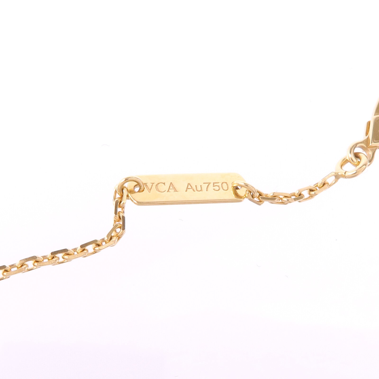 Van Cleef & Arpels 18K黃金Vintage Alhambra項鍊