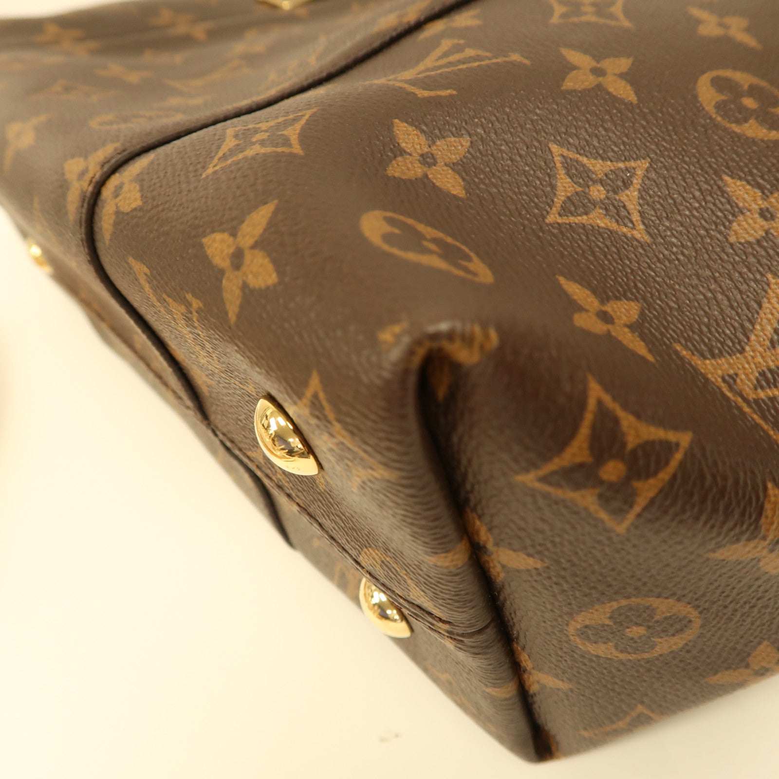 LOUIS VUITTON Monogram Melie金扣手挽肩背兩用袋啡色