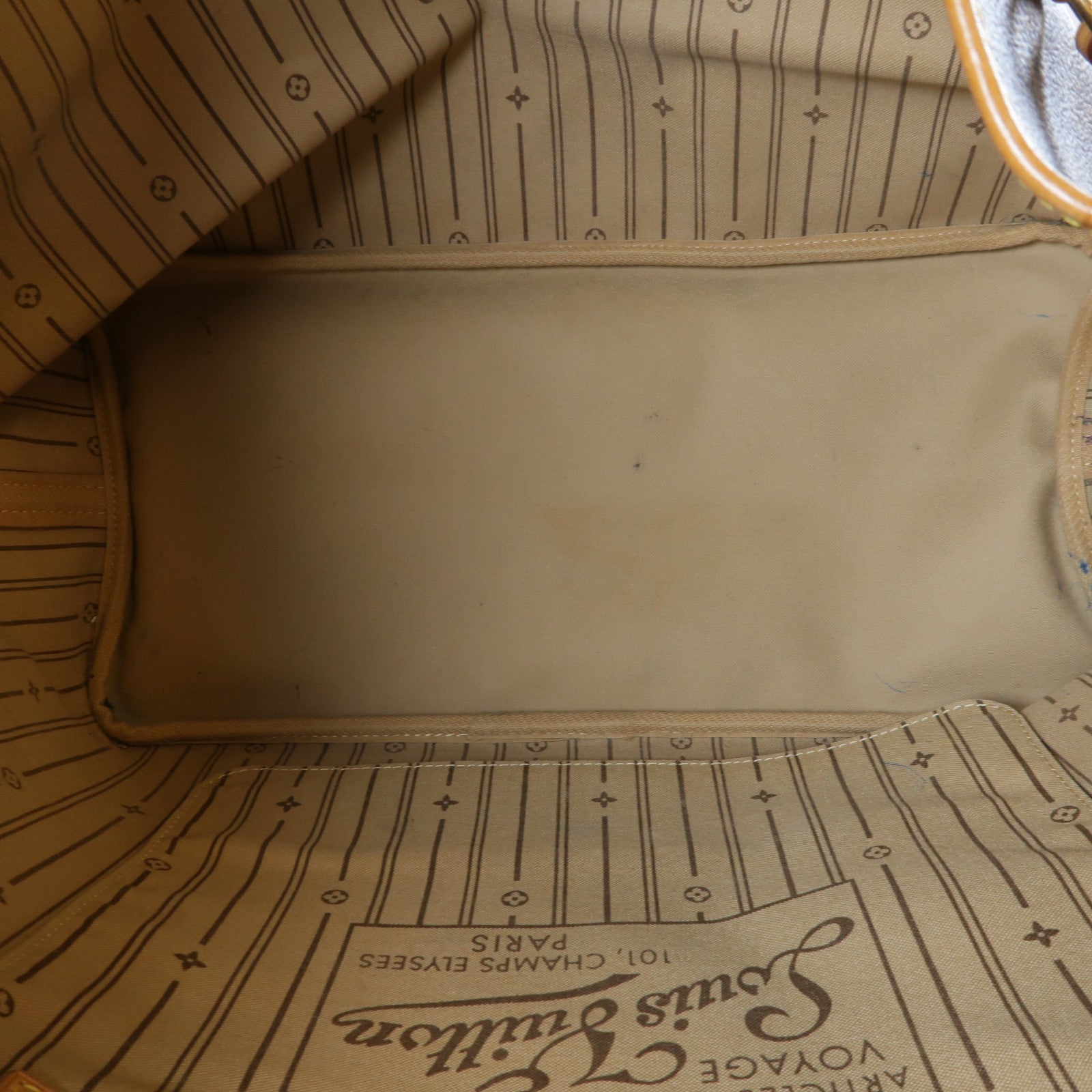LOUIS VUITTON **【激減優惠】Monogram Neverfull GM金扣肩背袋啡色