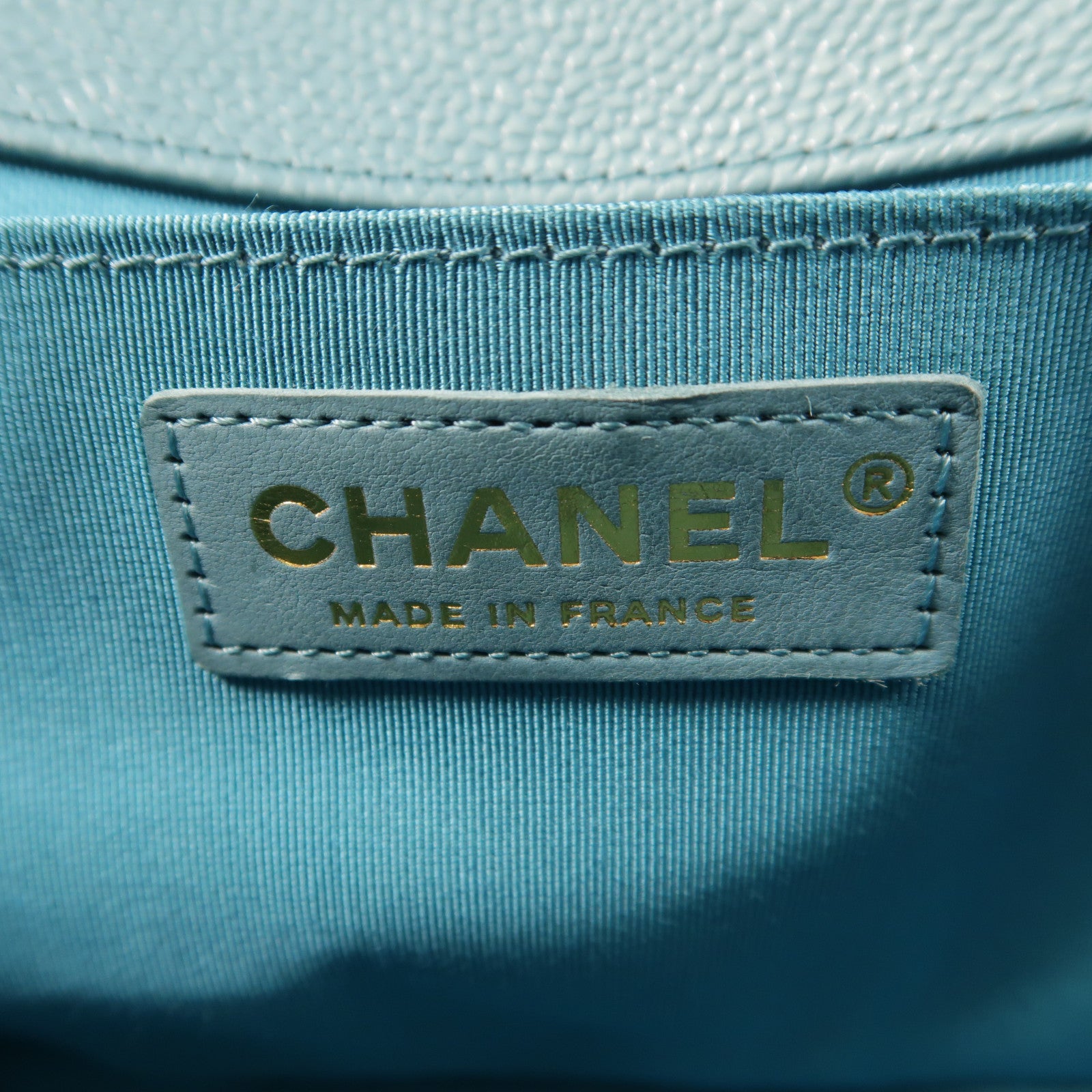 CHANEL 牛皮皮革Boy 25鏈帶肩背袋