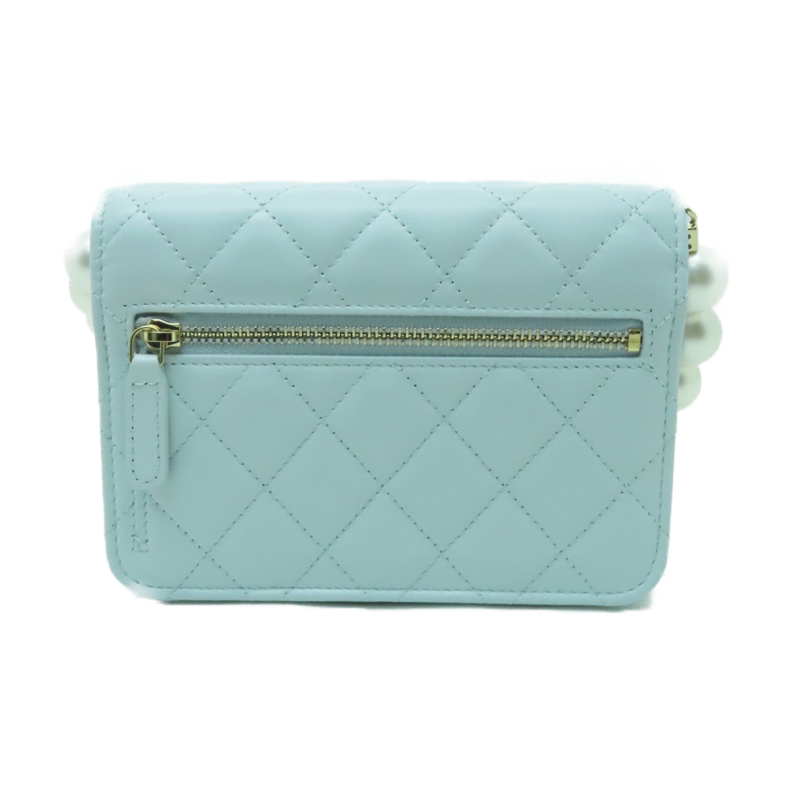 CHANEL 【激減優惠】菱格羊皮皮革WOC Shoulder Bag金扣鏈帶肩背袋