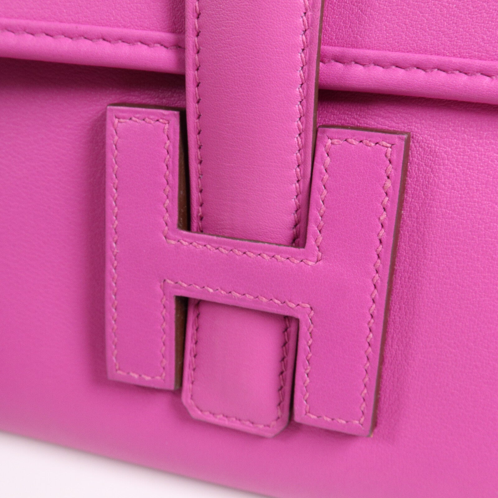 HERMES Swift皮革Jige Elan 29手拿包Magnolia
