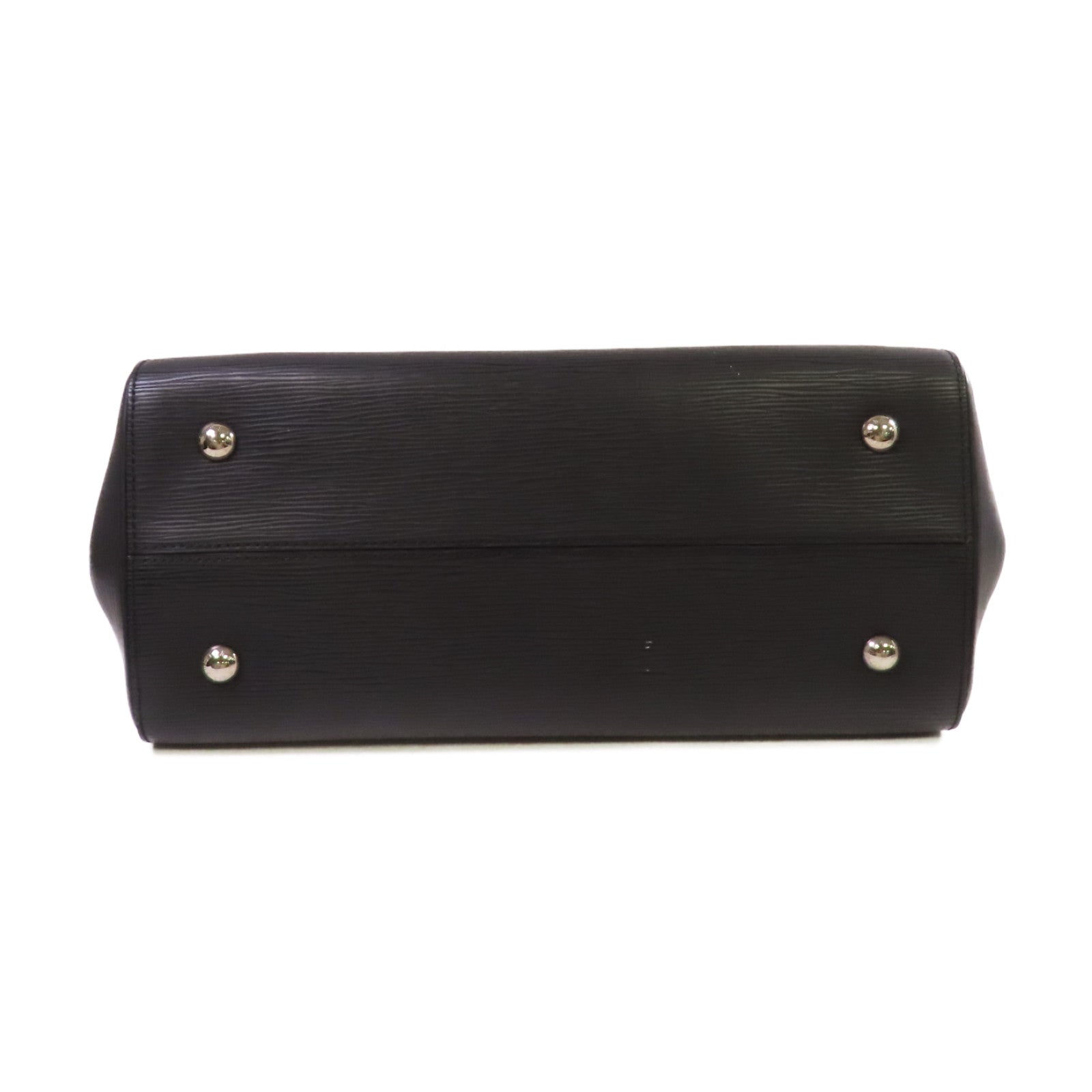 LOUIS VUITTON Epi Marly MM 2Way Shoulder Bag銀扣手挽肩背兩用袋黑色