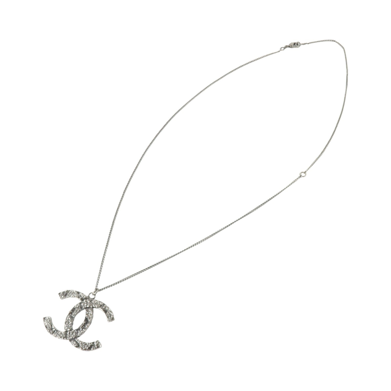 CHANEL 金屬So Black CC Pendant Necklace項鏈