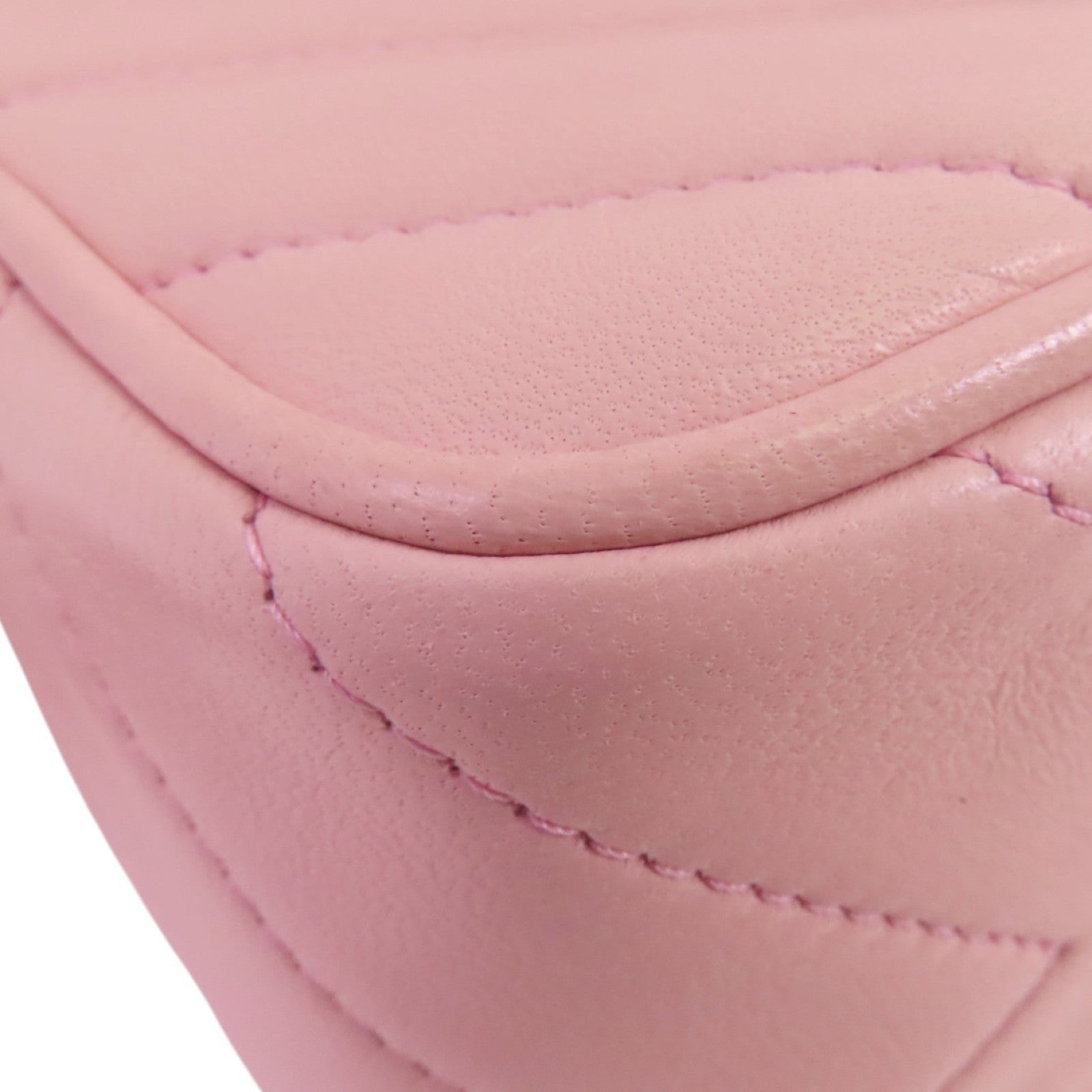 CHANEL 羊皮皮革Shoulder Bag金扣肩背袋