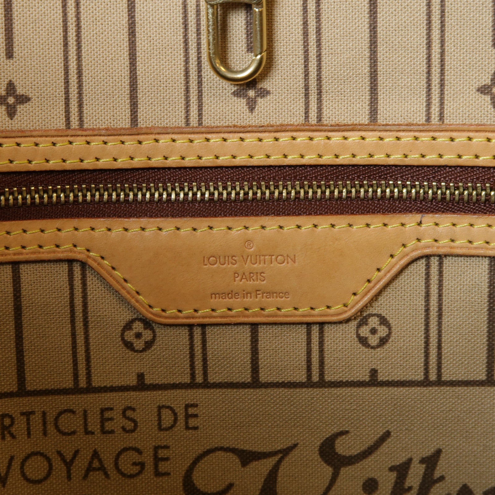 LOUIS VUITTON **【激減優惠】Monogram Neverfull GM金扣肩背袋啡色