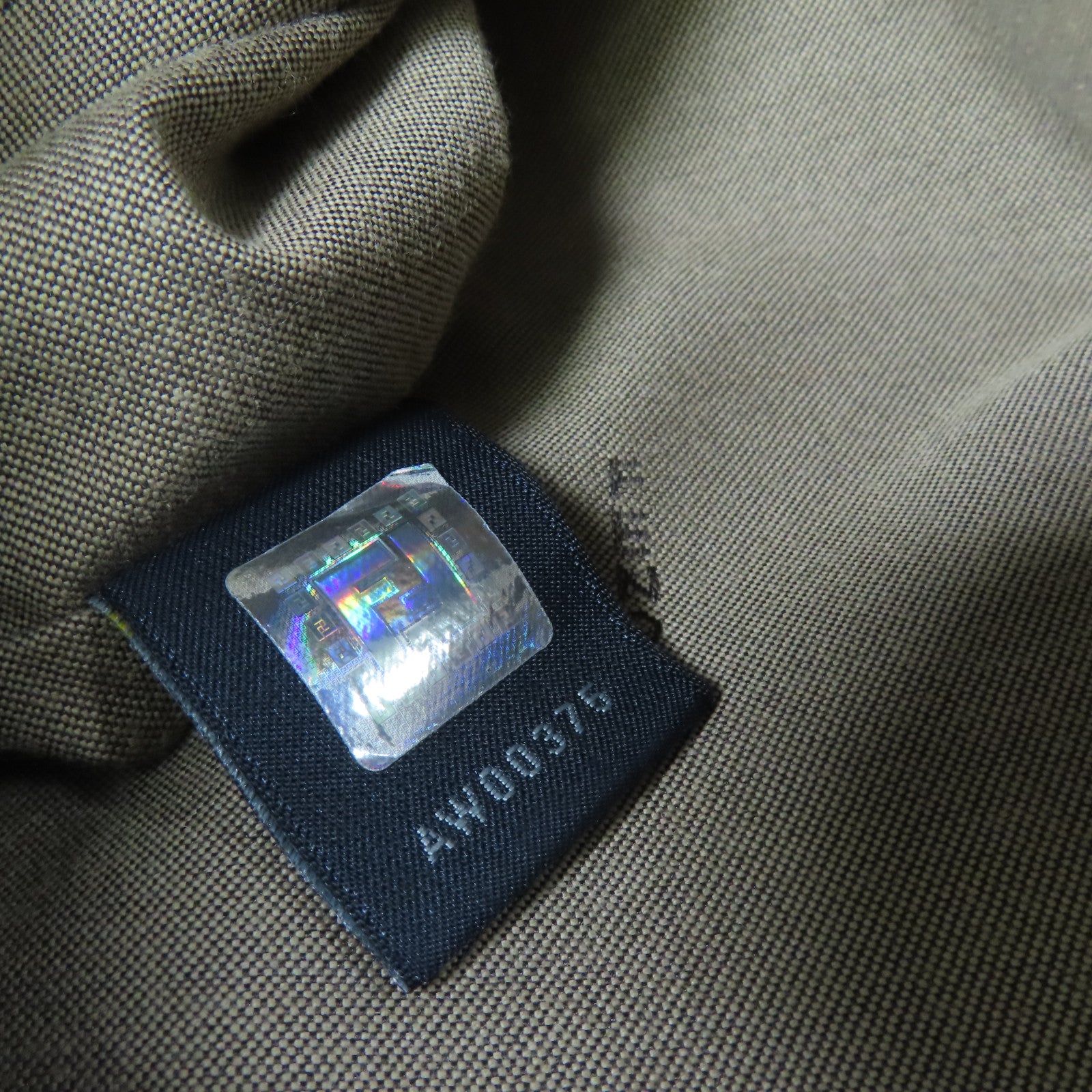 FENDI 帆布Tote Bag金扣肩背袋