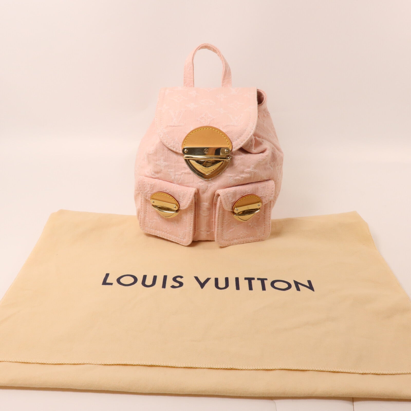 LOUIS VUITTON Monogram Denim Venice背包