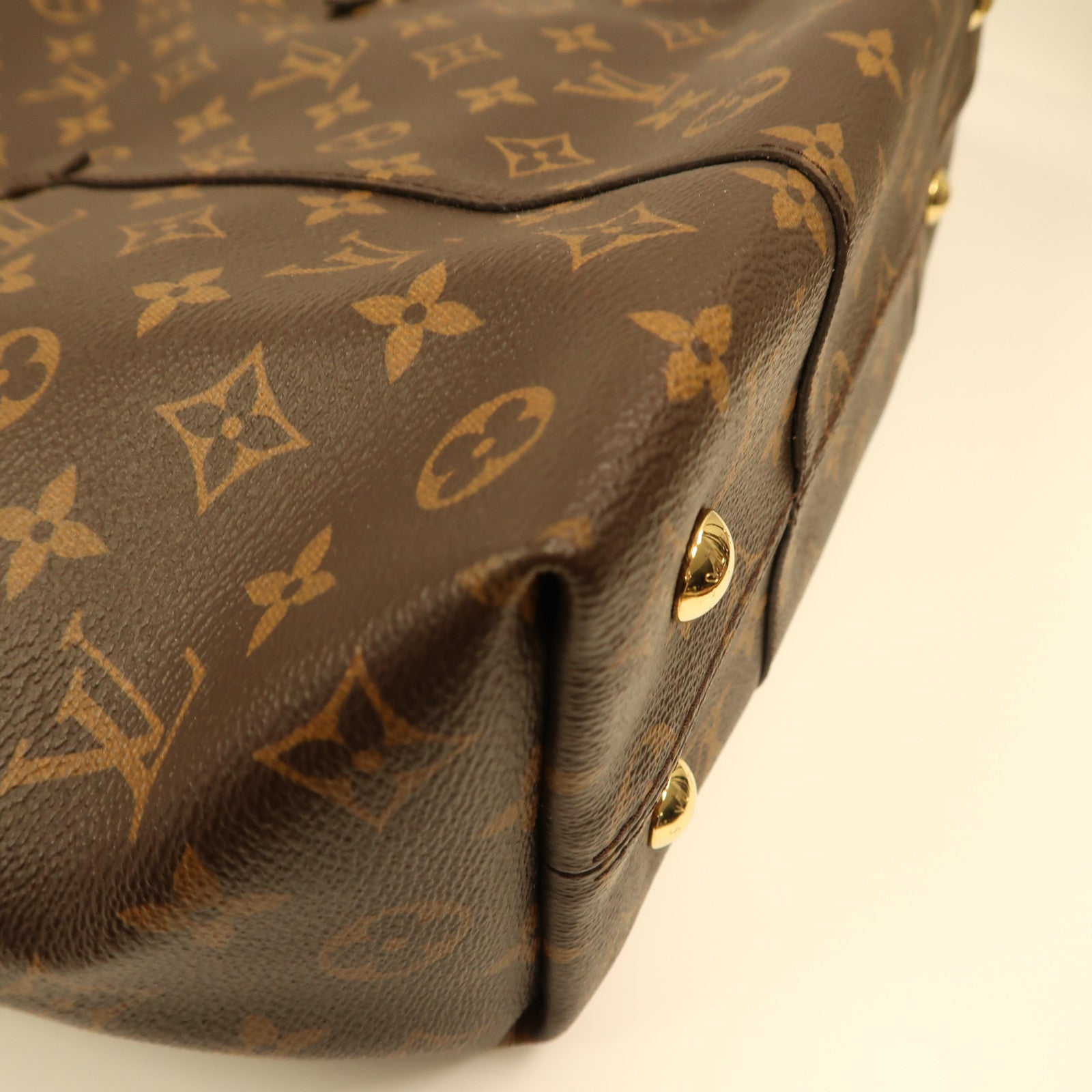 LOUIS VUITTON Monogram Melie金扣手挽肩背兩用袋啡色