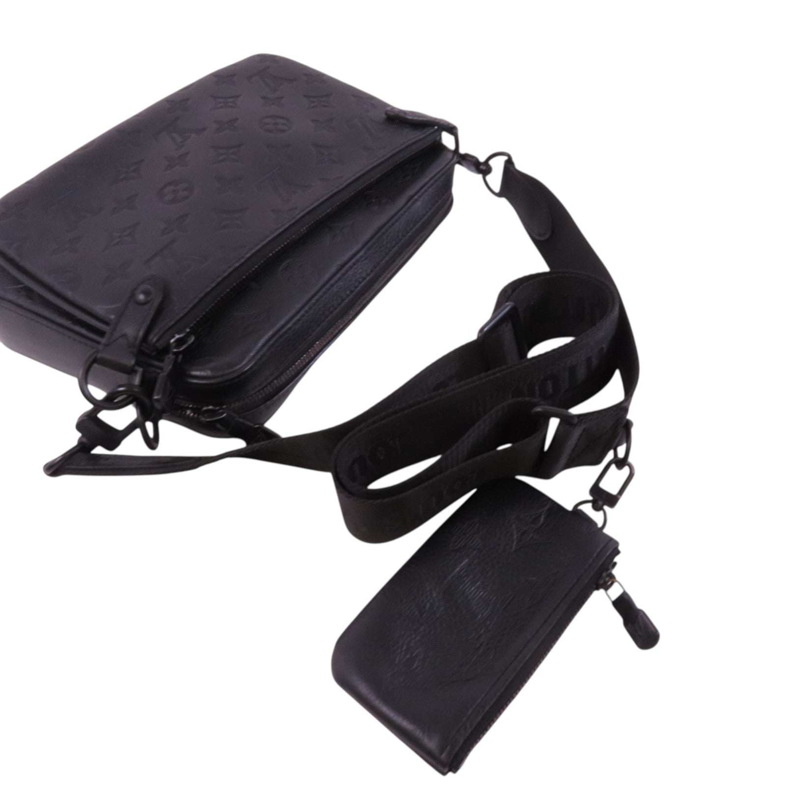 LOUIS VUITTON Monogram Shadow Trio肩背袋