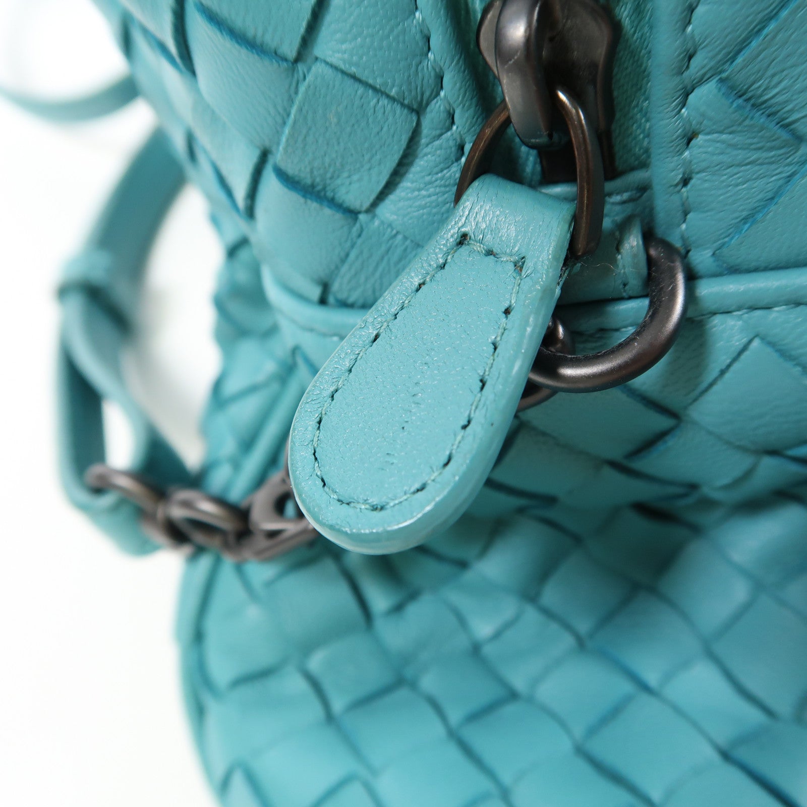 BOTTEGA VENETA 牛皮皮革2 Way Shoulder黑扣手挽肩背兩用袋
