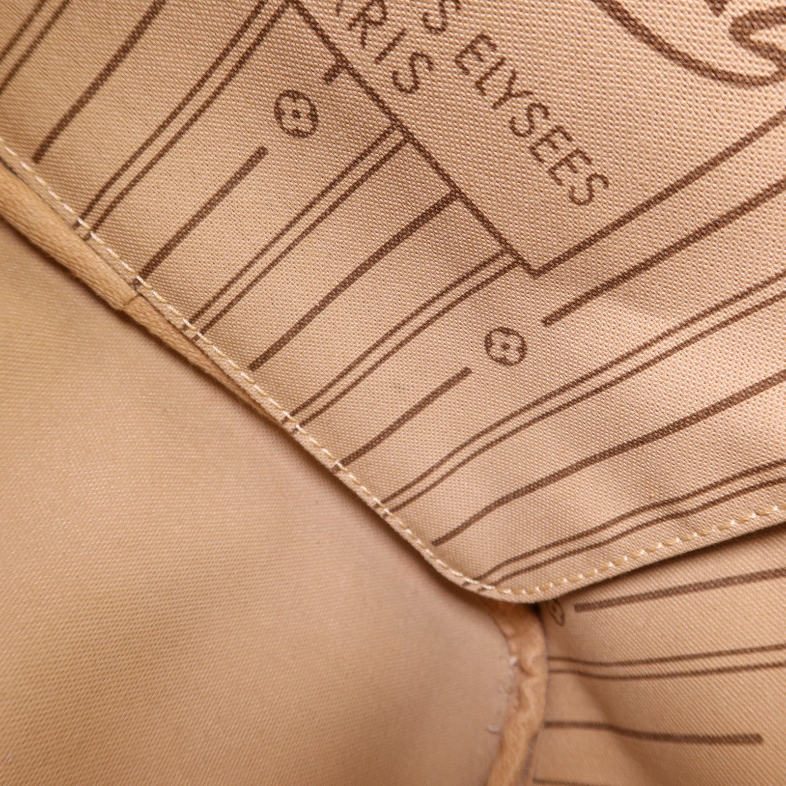 LOUIS VUITTON Monogram Neverfull MM金扣手挽袋