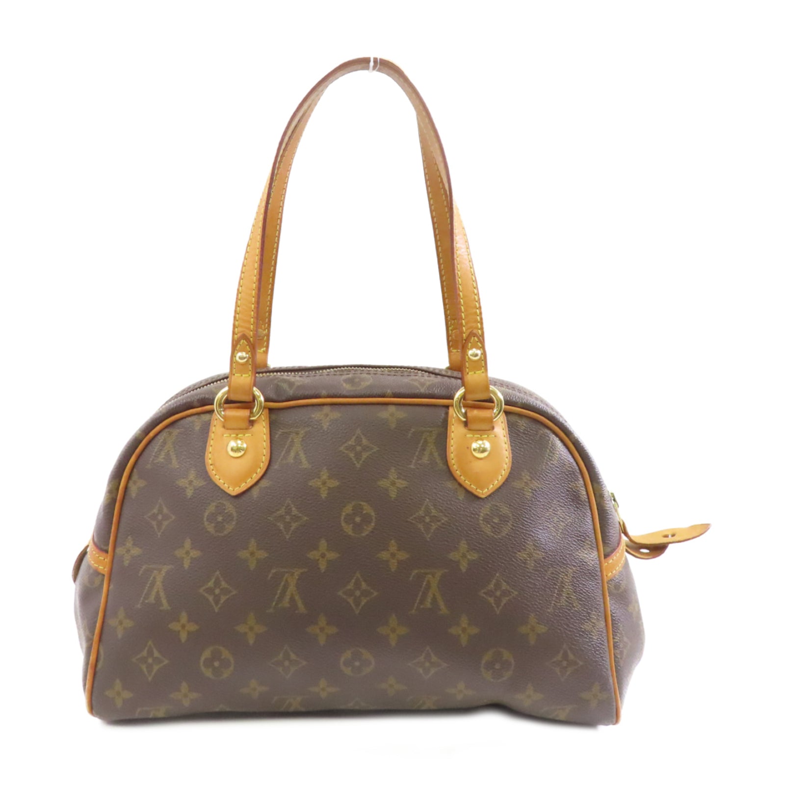 LOUIS VUITTON 【激減優惠】Monogram Montorgueil PM金扣肩背袋啡色