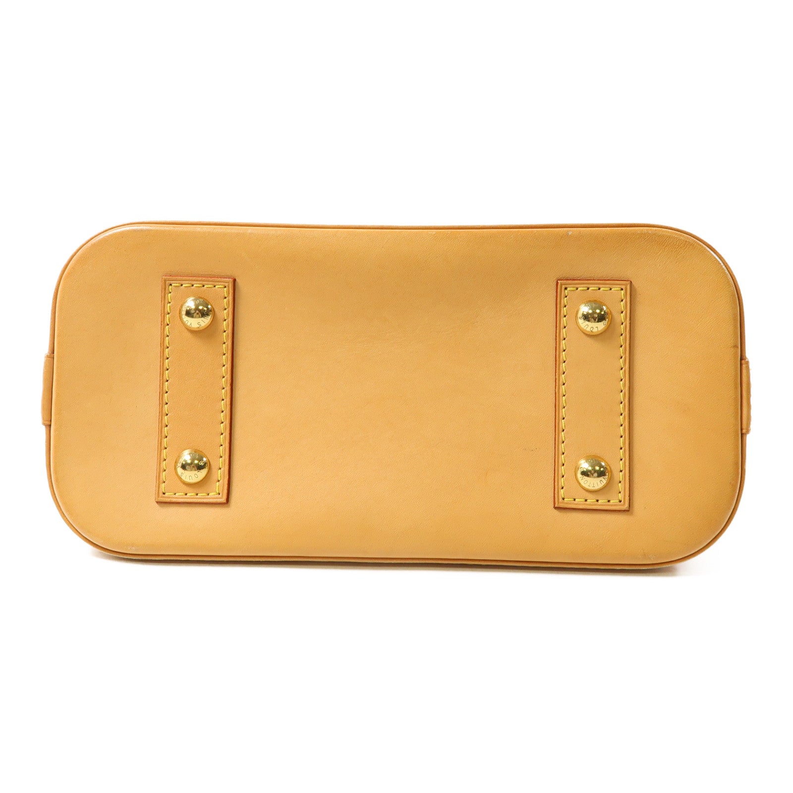 LOUIS VUITTON Monogram Alma BB金扣手挽肩背兩用袋棕色