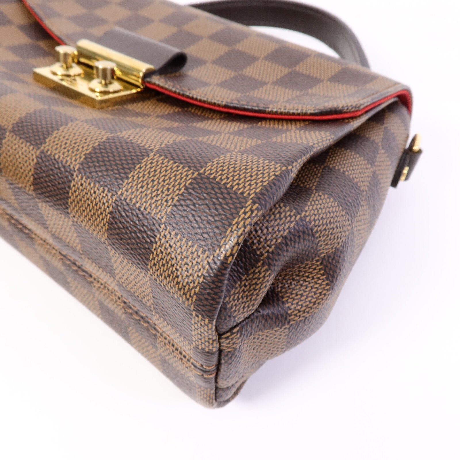 LOUIS VUITTON Damier Croisette手挽肩背兩用袋