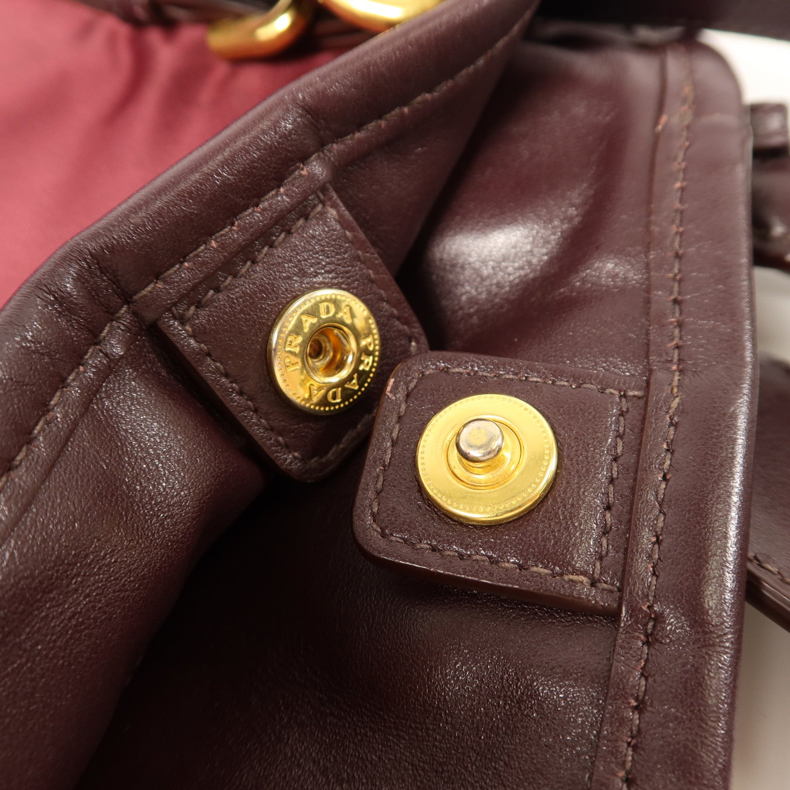 PRADA 尼龍2Way Shoulder金扣肩背袋