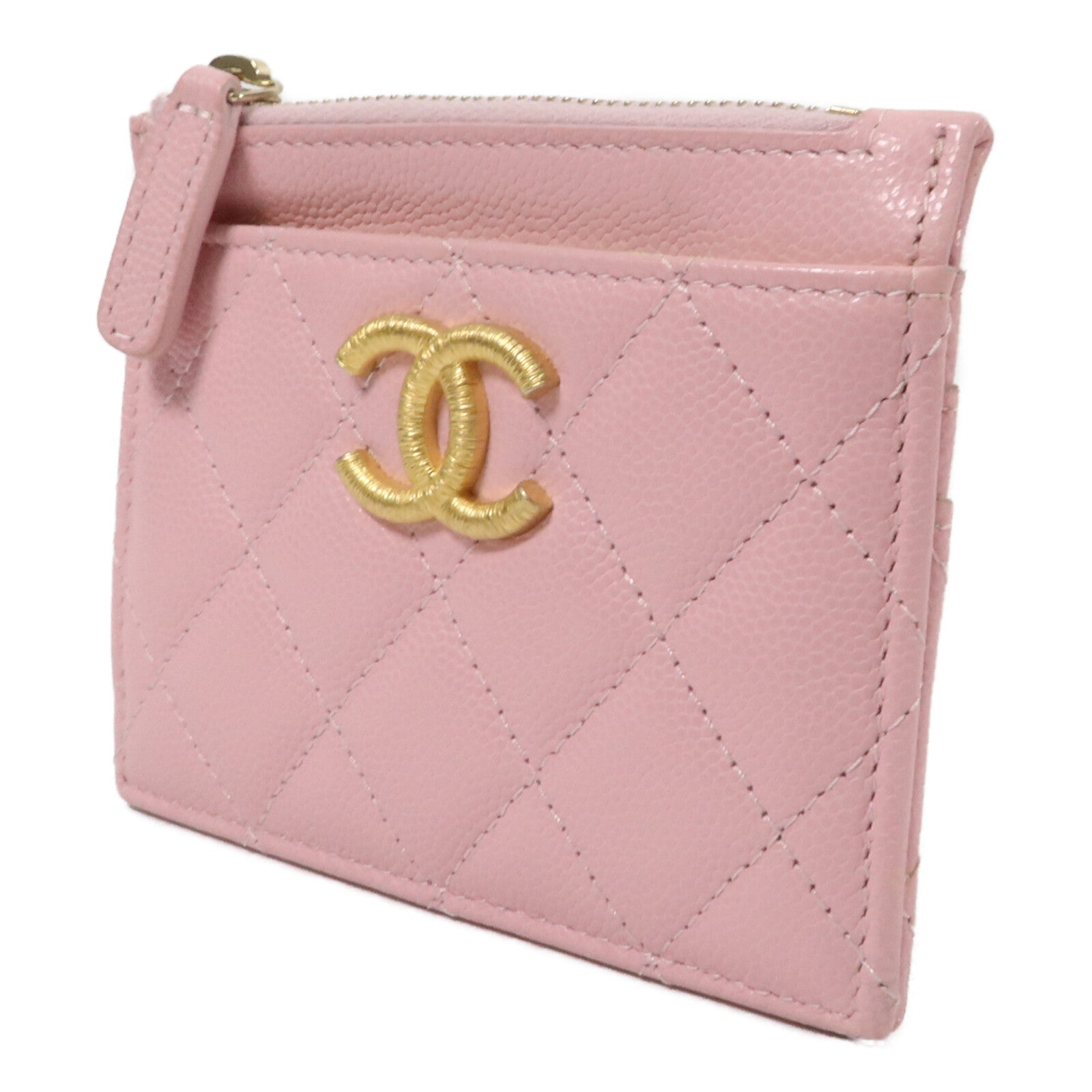 CHANEL 牛皮皮革Classic Zipped Card Holder卡片套