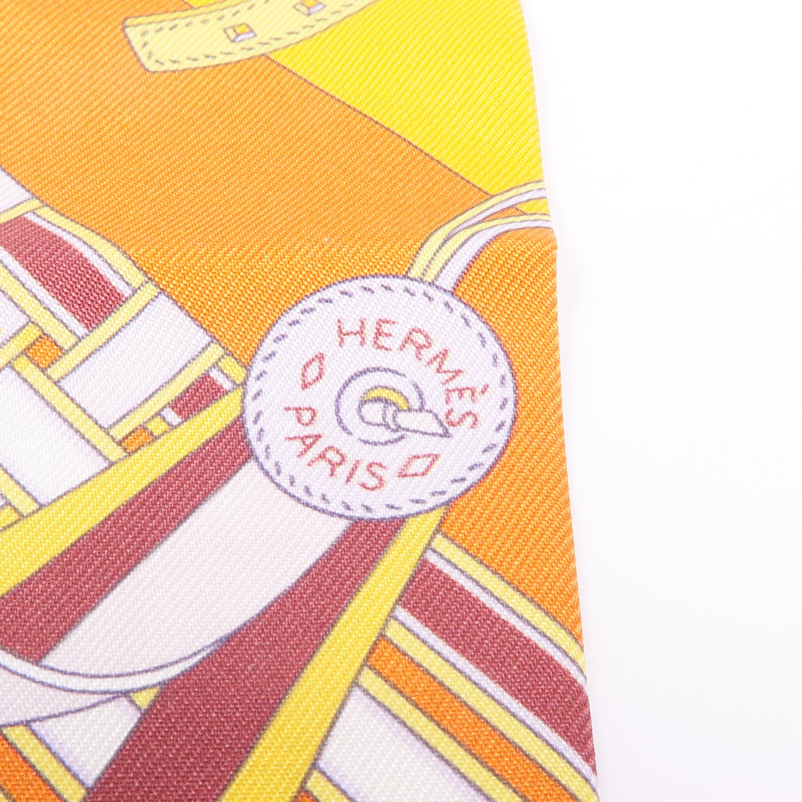 HERMES 絲質Twilly絲巾