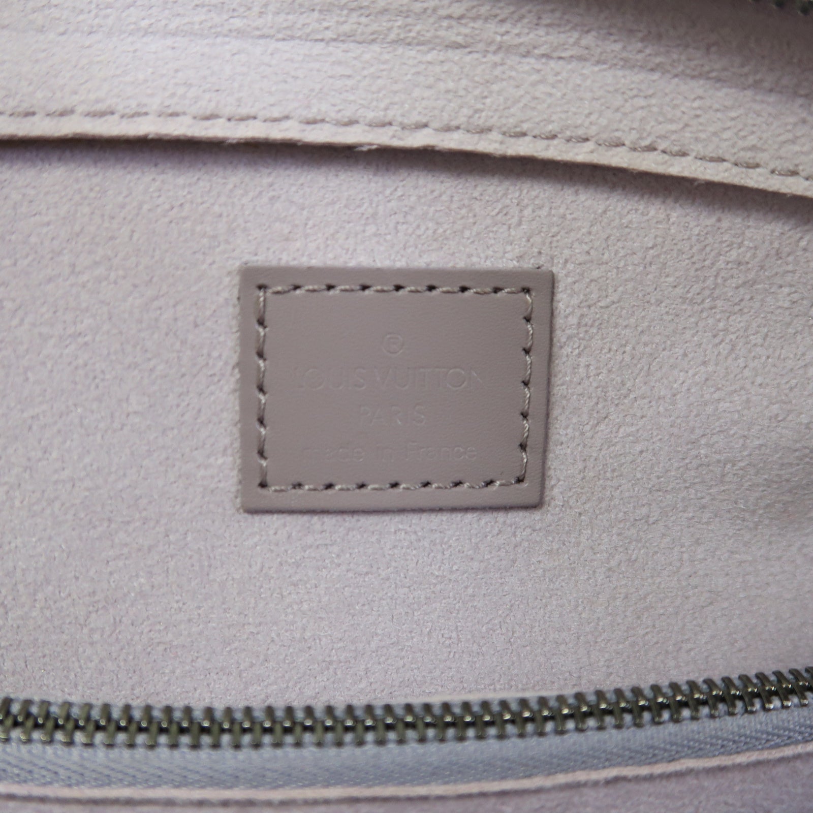LOUIS VUITTON Epi Pont Neuf銀扣手挽袋紫色