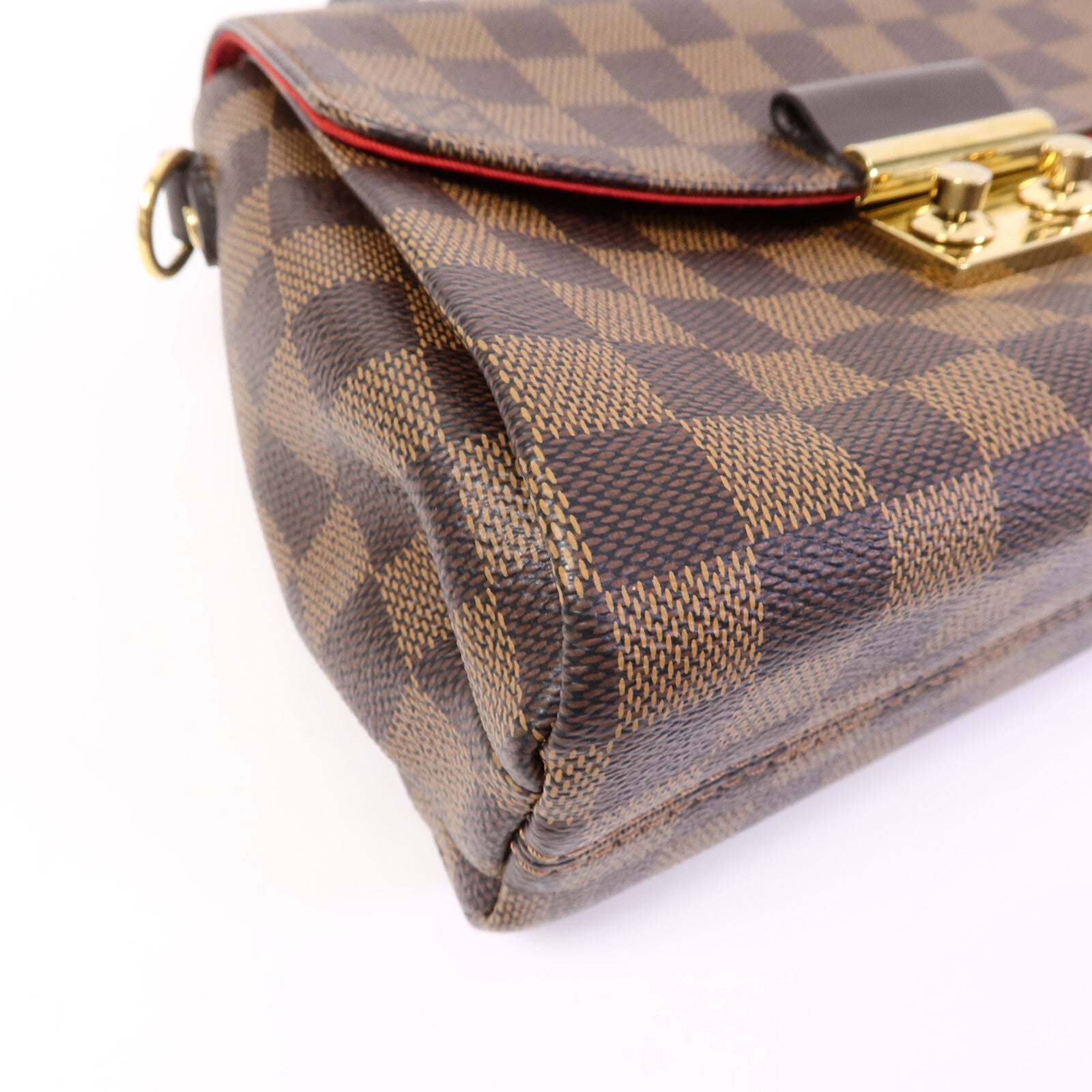 LOUIS VUITTON Damier Croisette手挽肩背兩用袋