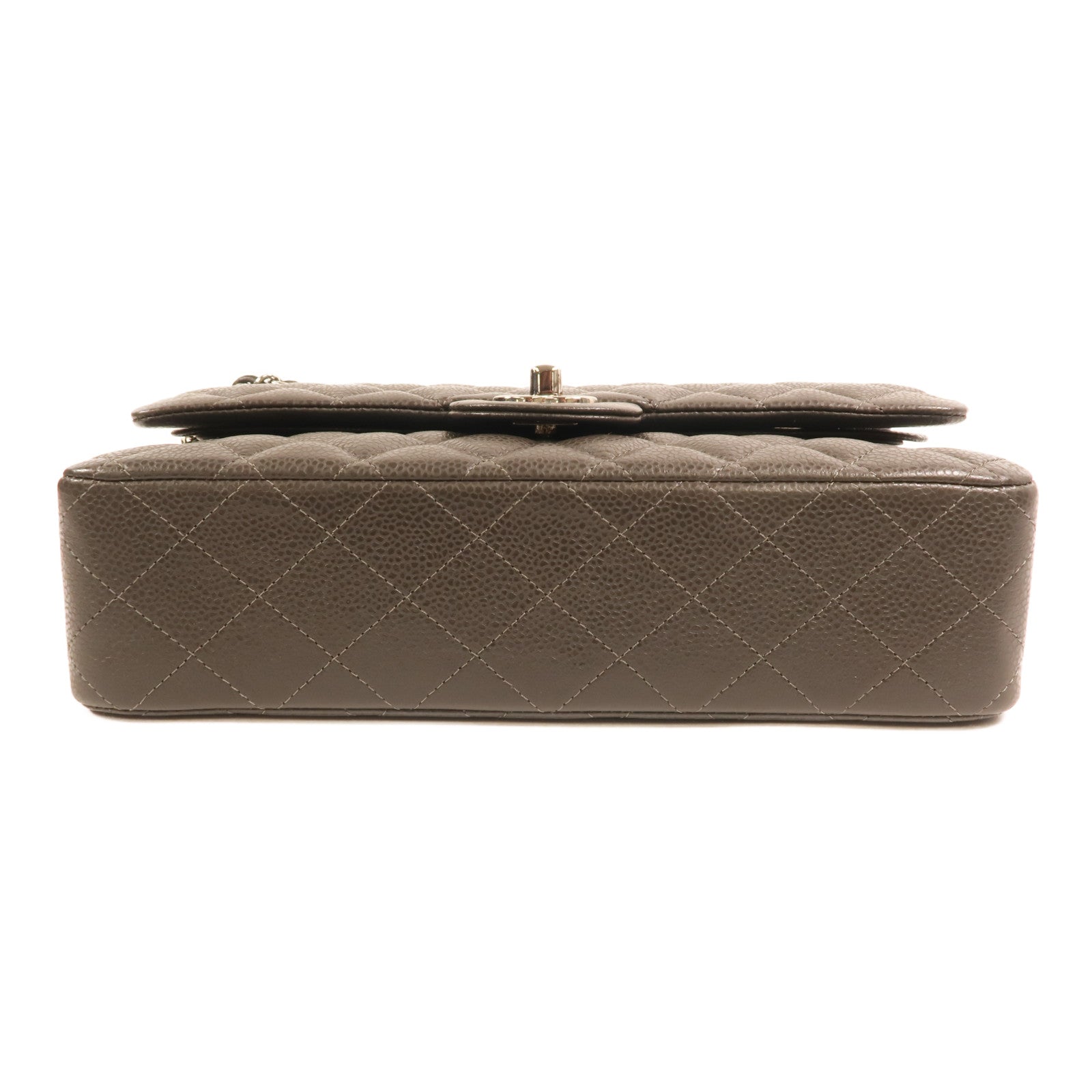 CHANEL 牛皮皮革Classic 25銀扣鏈帶肩背袋