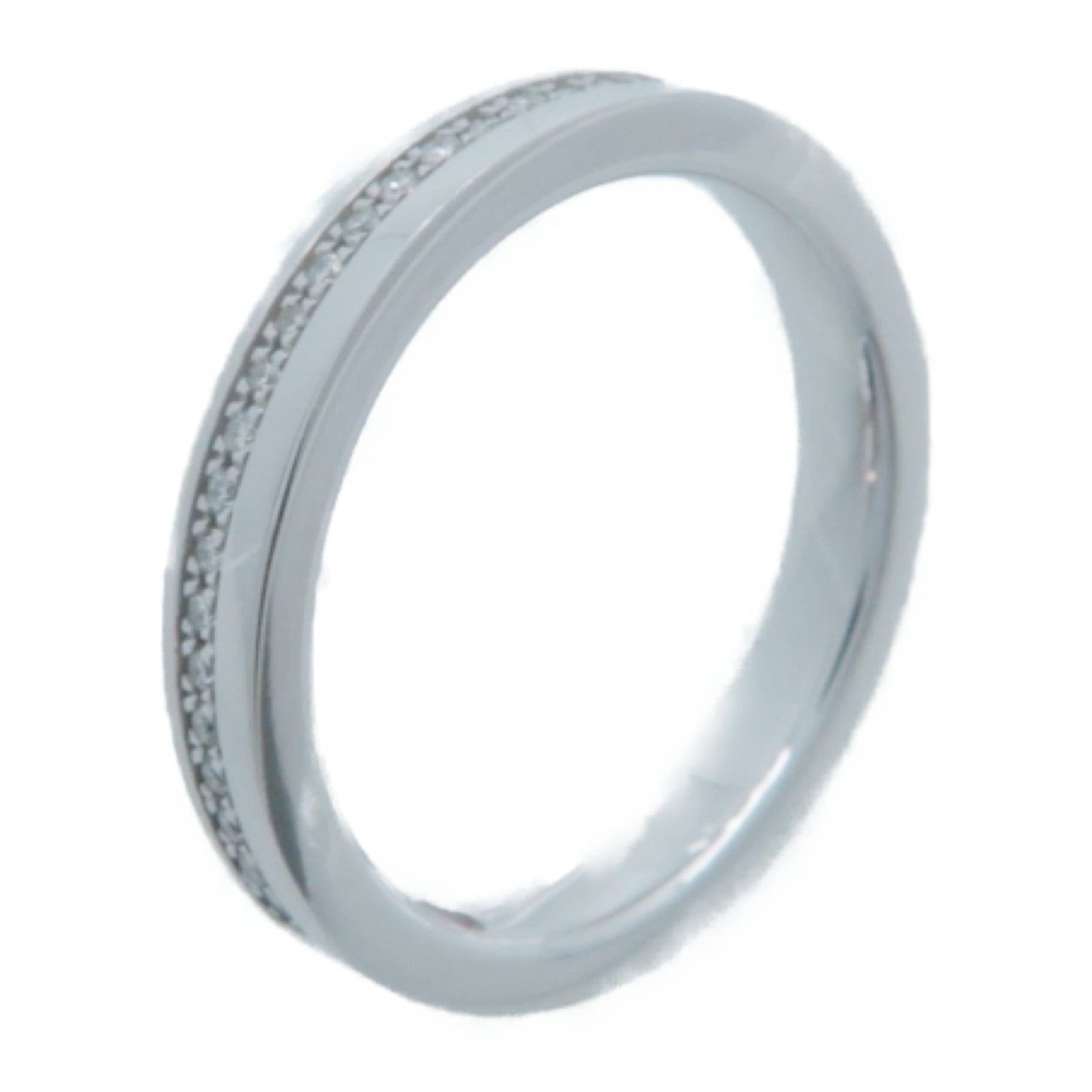JEWELRY 【激減優惠】18K白金Diamond Ring 0.06ct鑽石戒指US#3.5
