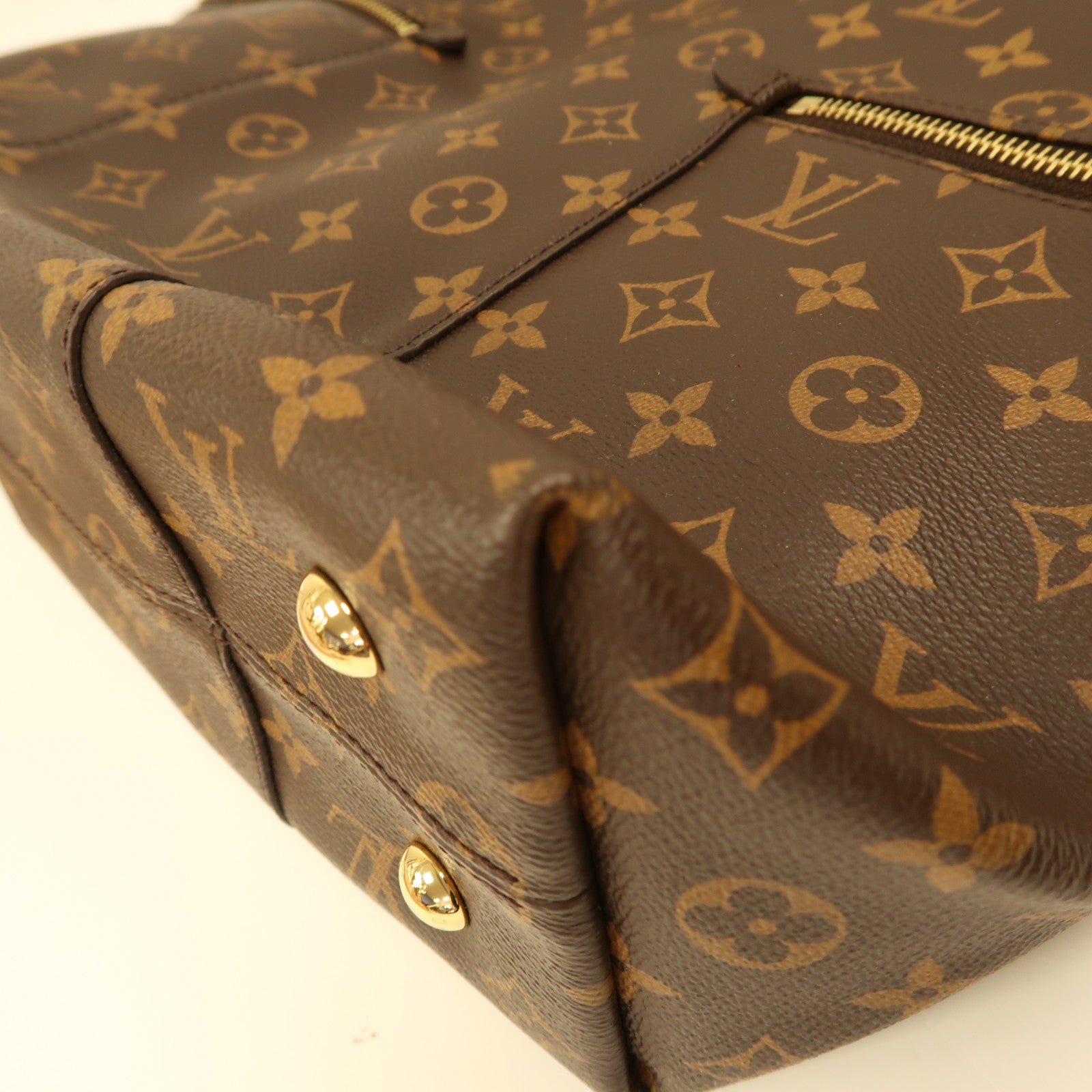 LOUIS VUITTON Monogram Melie金扣手挽肩背兩用袋啡色
