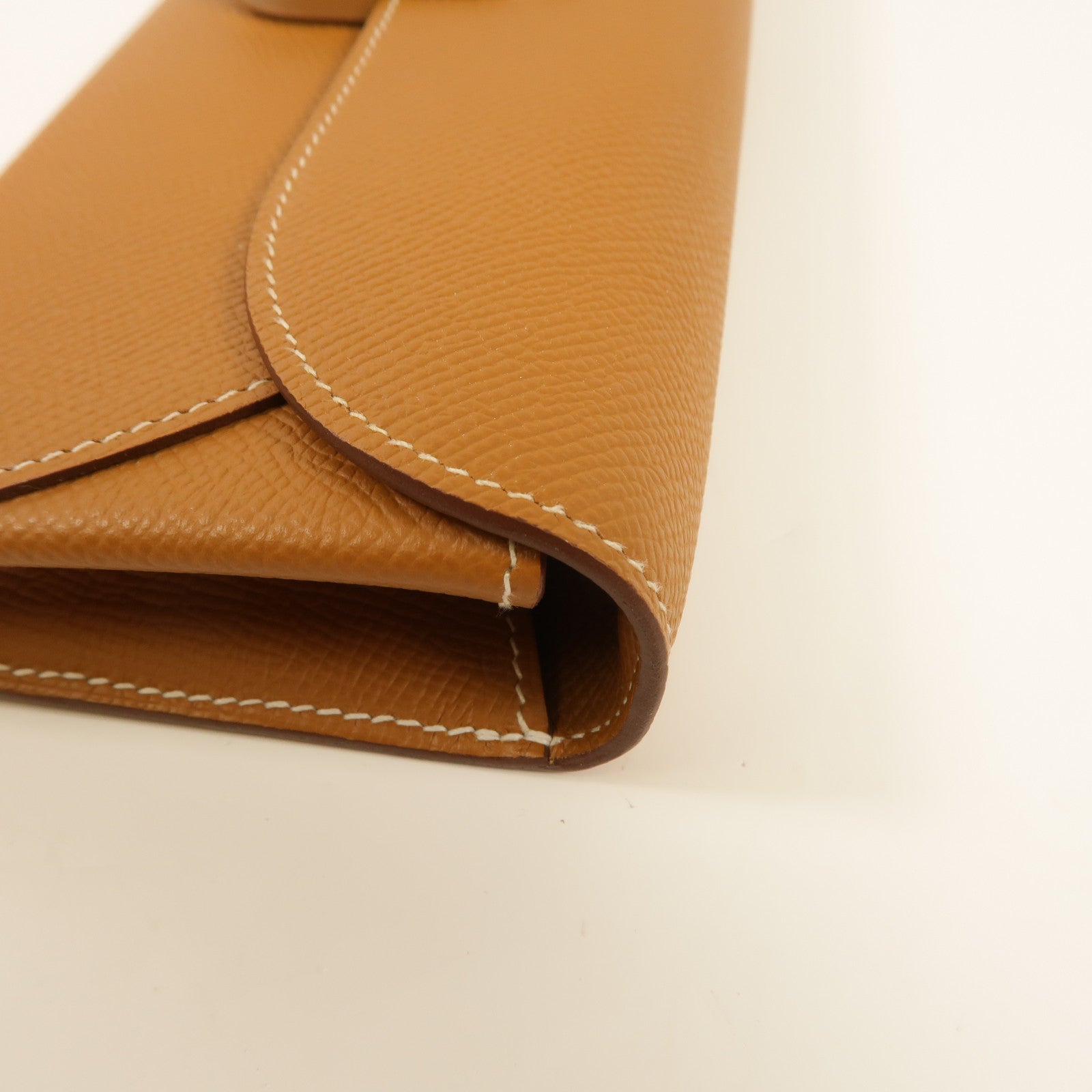 HERMES Epsom皮革Chaine d'Ancre To Go銀扣肩背袋Gold