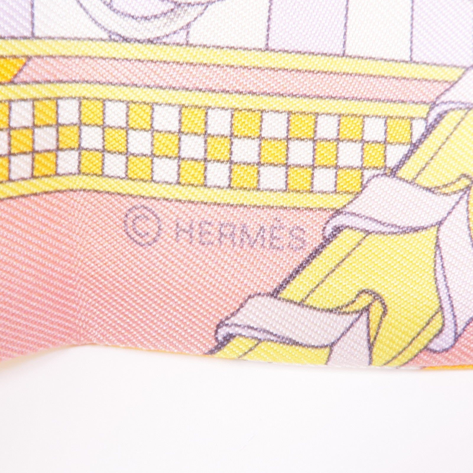 HERMES 絲質Twilly絲巾