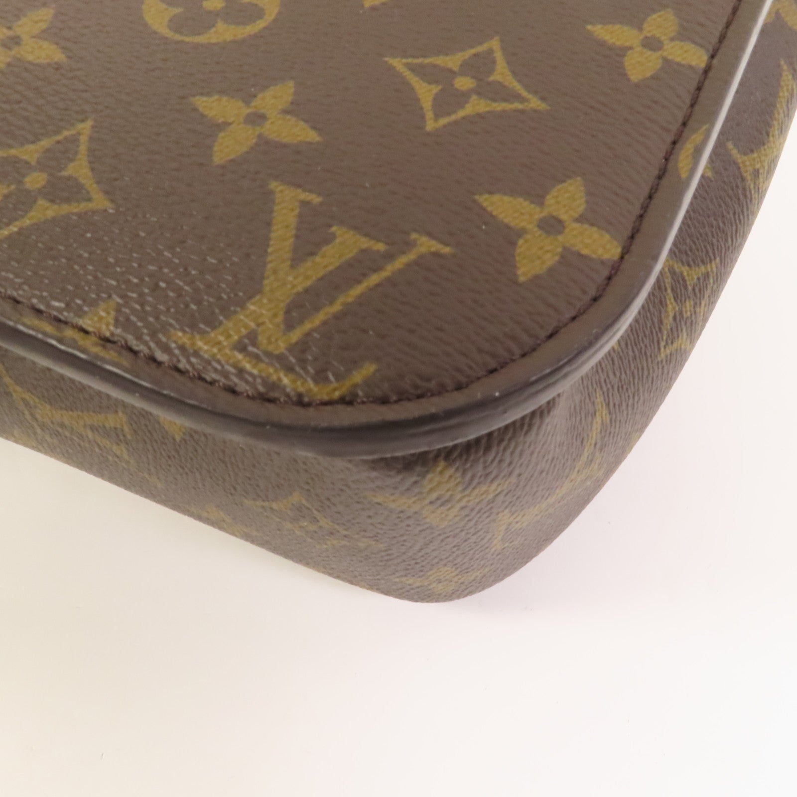 LOUIS VUITTON Monogram Passy金扣肩背袋棕色